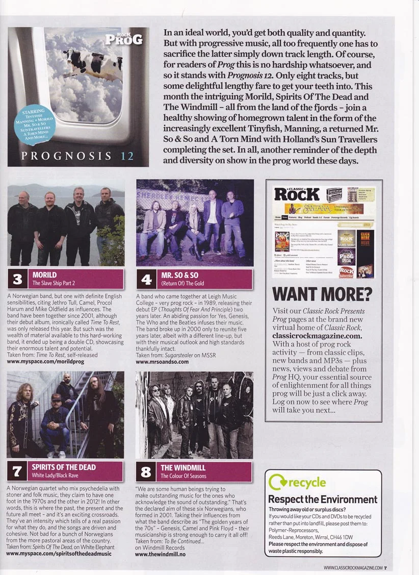 Spirits of the Dead - Classic Rock Best Prog Tracks feature