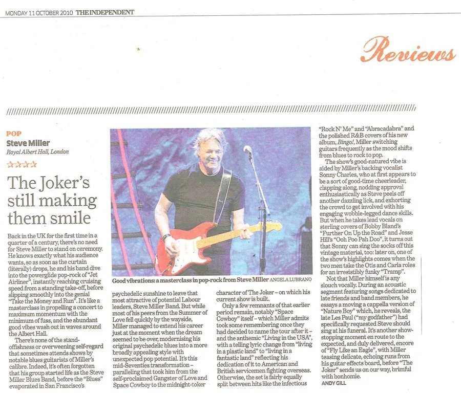 Steve Miller - The Independent