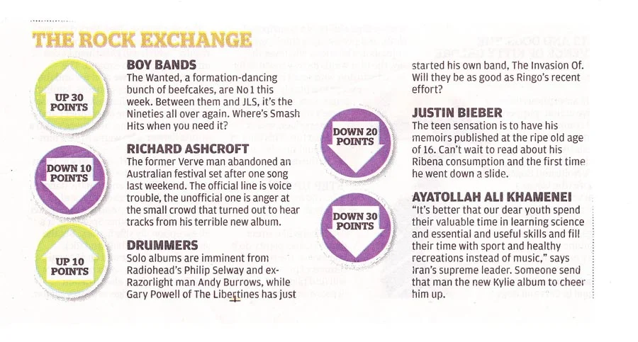 The Invasion Of... in Evening Standard