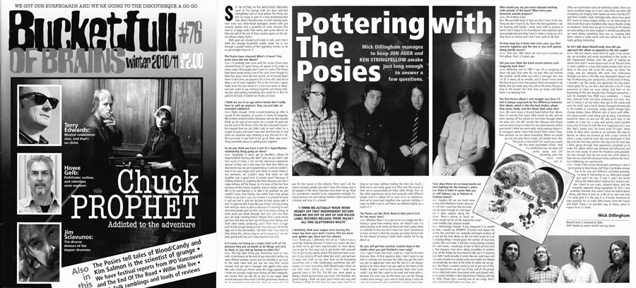The Posies - Bucket full of Brains interview