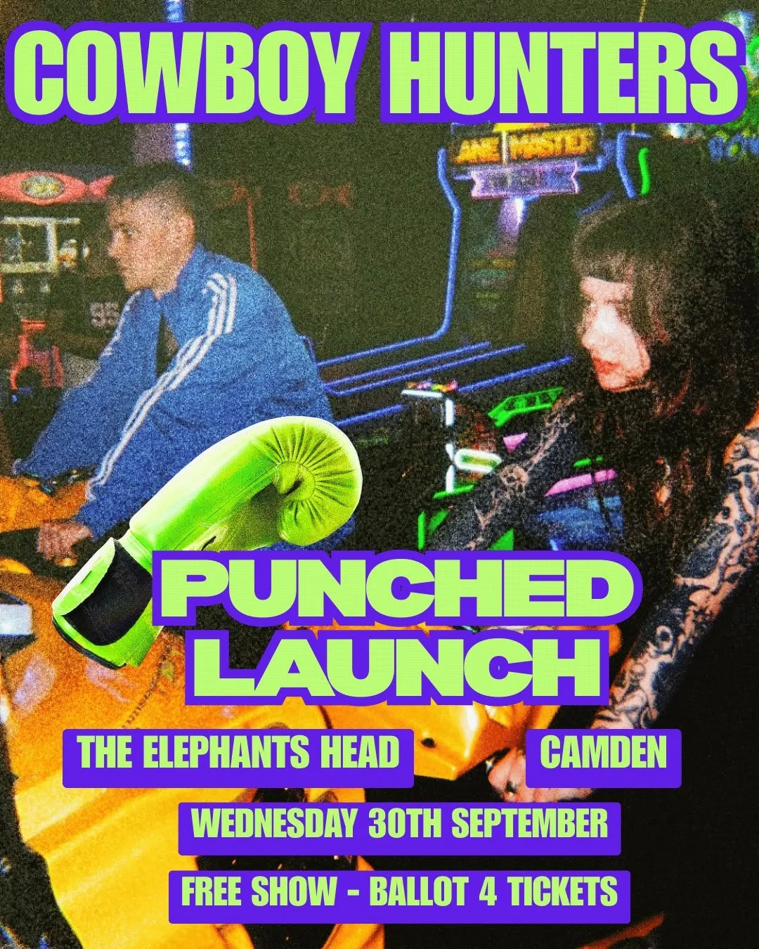 Cowboy Hunters announce ‘Punched In The Head’ single release party