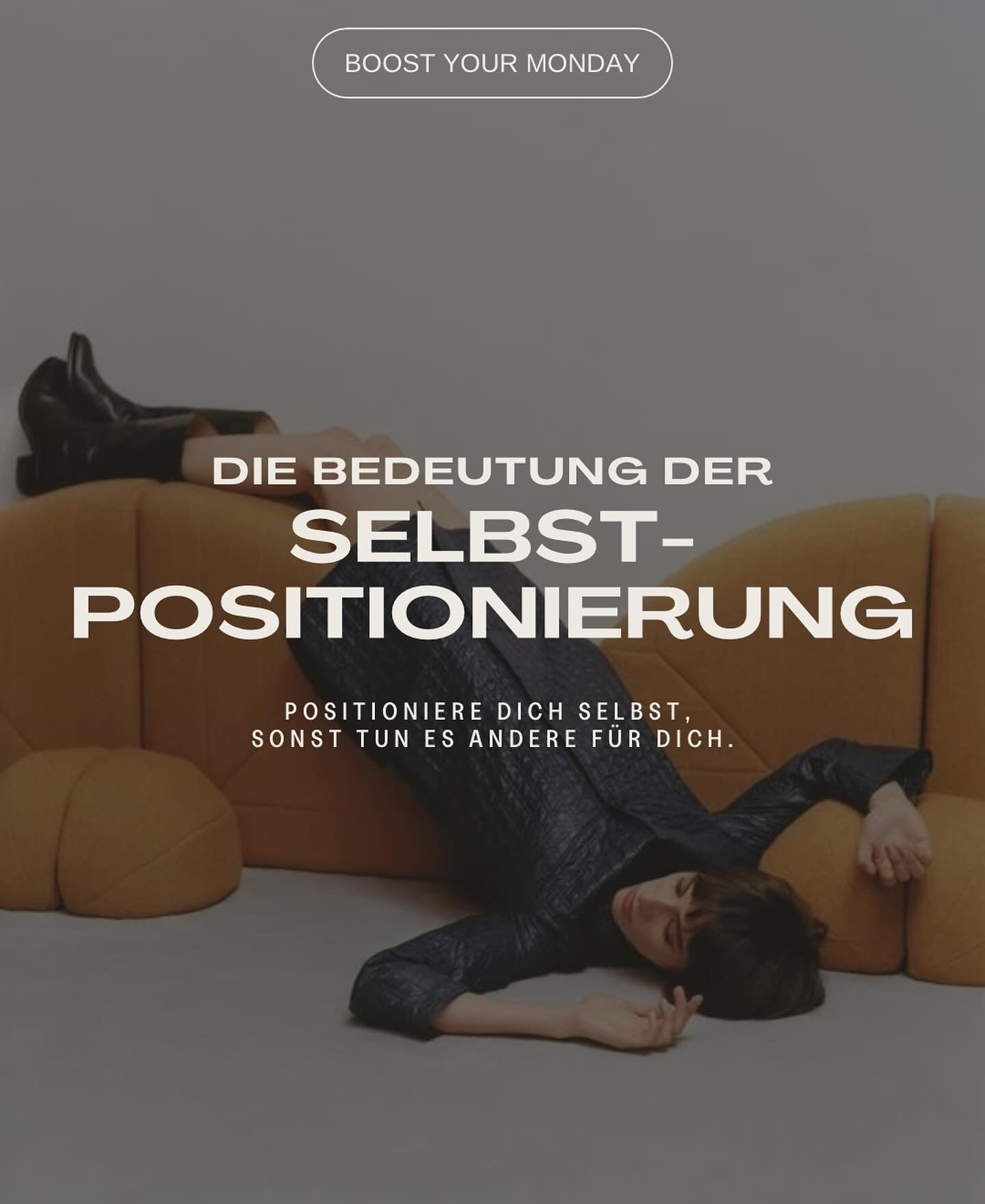 BOOST YOUR MONDAY: Erkenne den Wert deiner Selbstpositionierung! 🌟

Beginne deine Woche mit dem Bewusstsein, wie entscheidend eine klare Selbstpositionierung f&uuml;r deine Sichtbarkeit und deinen Erfolg ist. 

👉 Nutze unseren Workshop zusammen mit