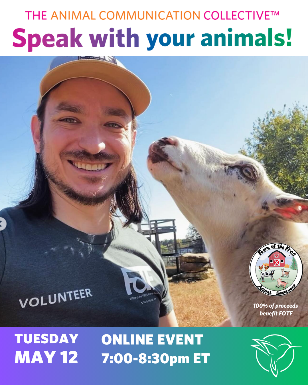 Speak with your animals! Support Farm of the Free