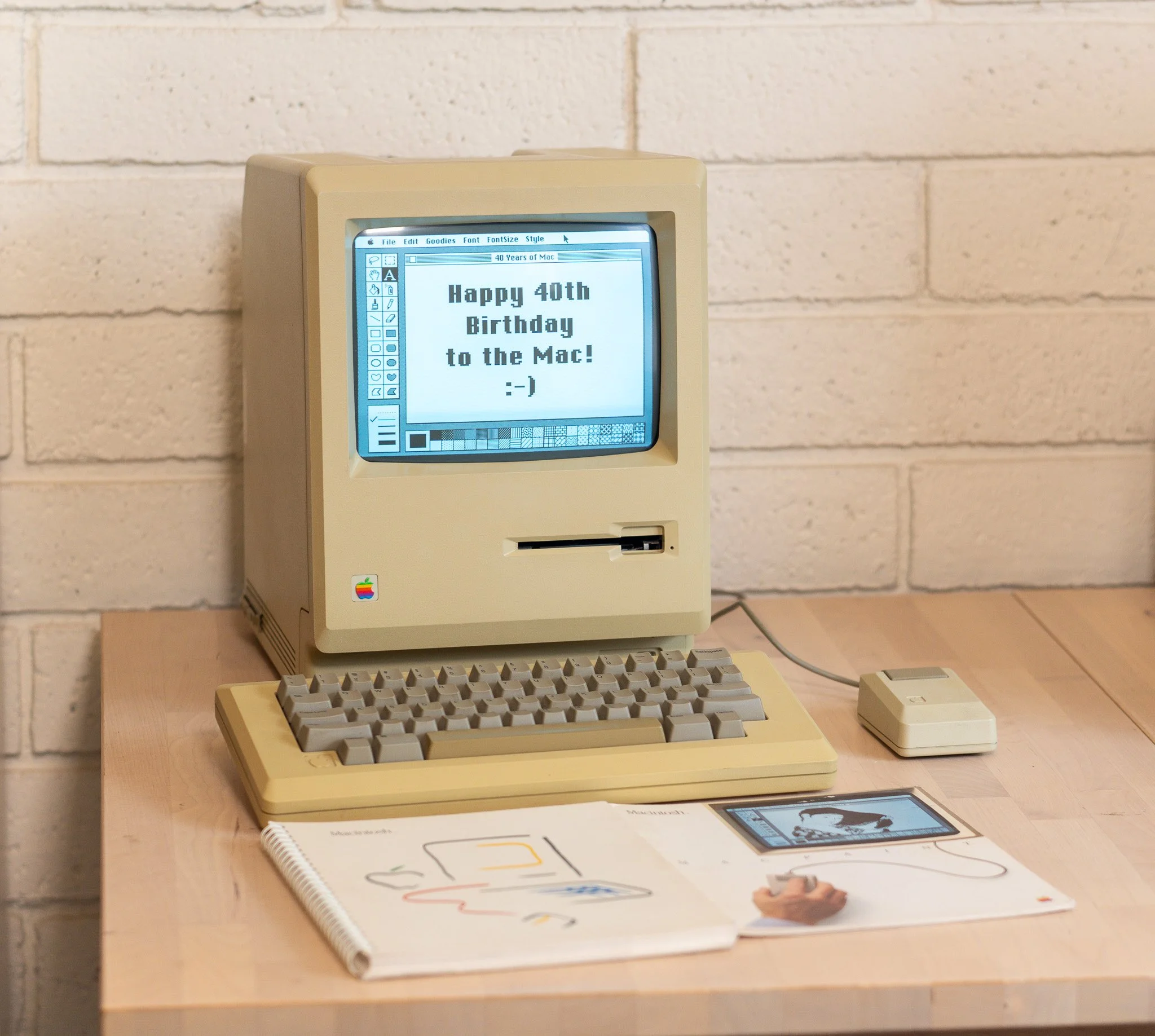 Visitors to the Retro Roadshow can experience what it's like to work and play on a fully-functional Macintosh 128k from 1984. We're only the second owners of this machine, and it includes the original handwritten bill of sale showing that its origina