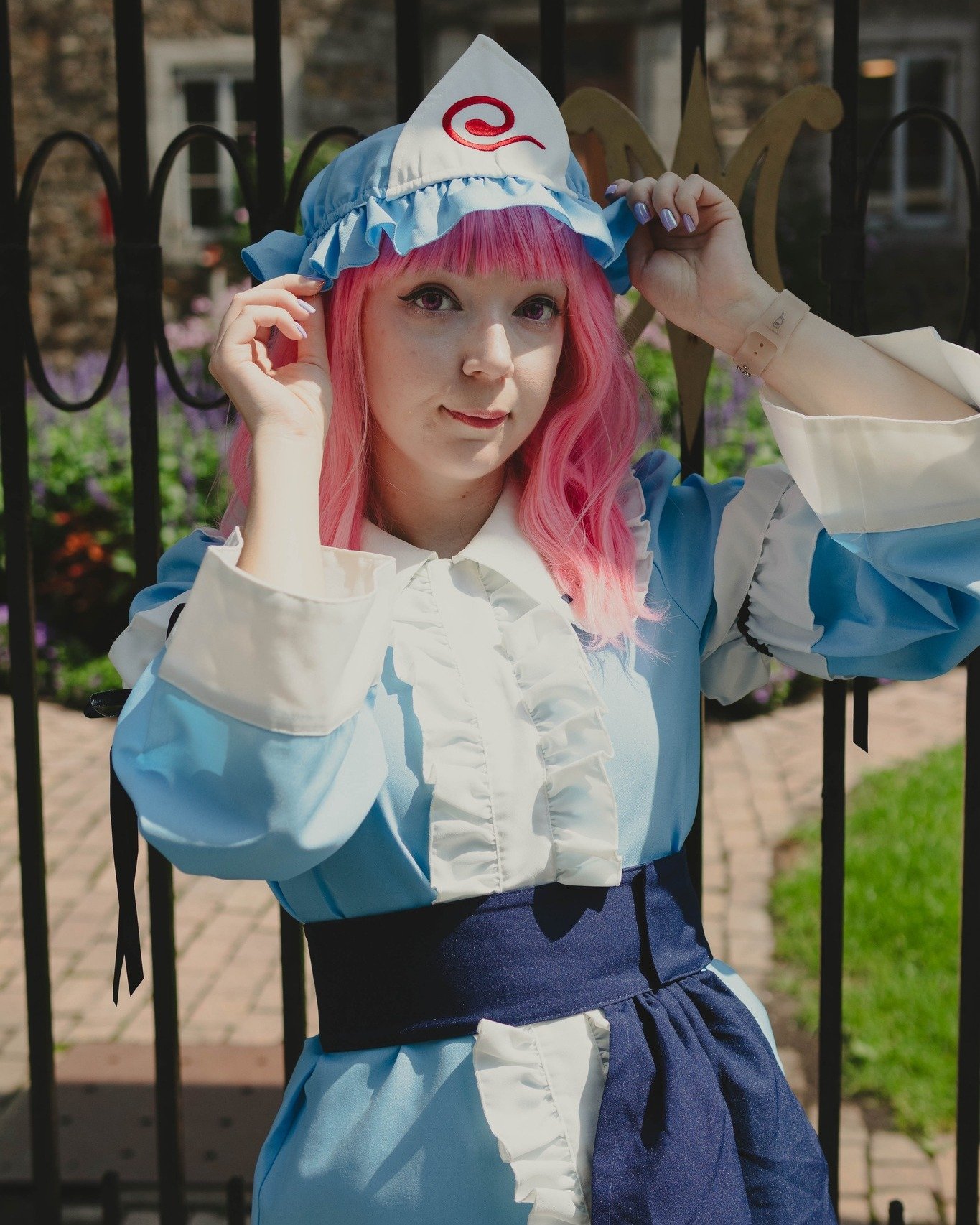 She smiles... even in death. 👘🌸
Yuyuko Saigyouji is one of my all-time fave Touhou girls ✨
And.. she wears an apple watch now 😎
Full set + HD versions are now resting peacefully on my ptr3on 👻
Join me, won't you?
Cos @kb_cospre 
Lenses @uniqso 

