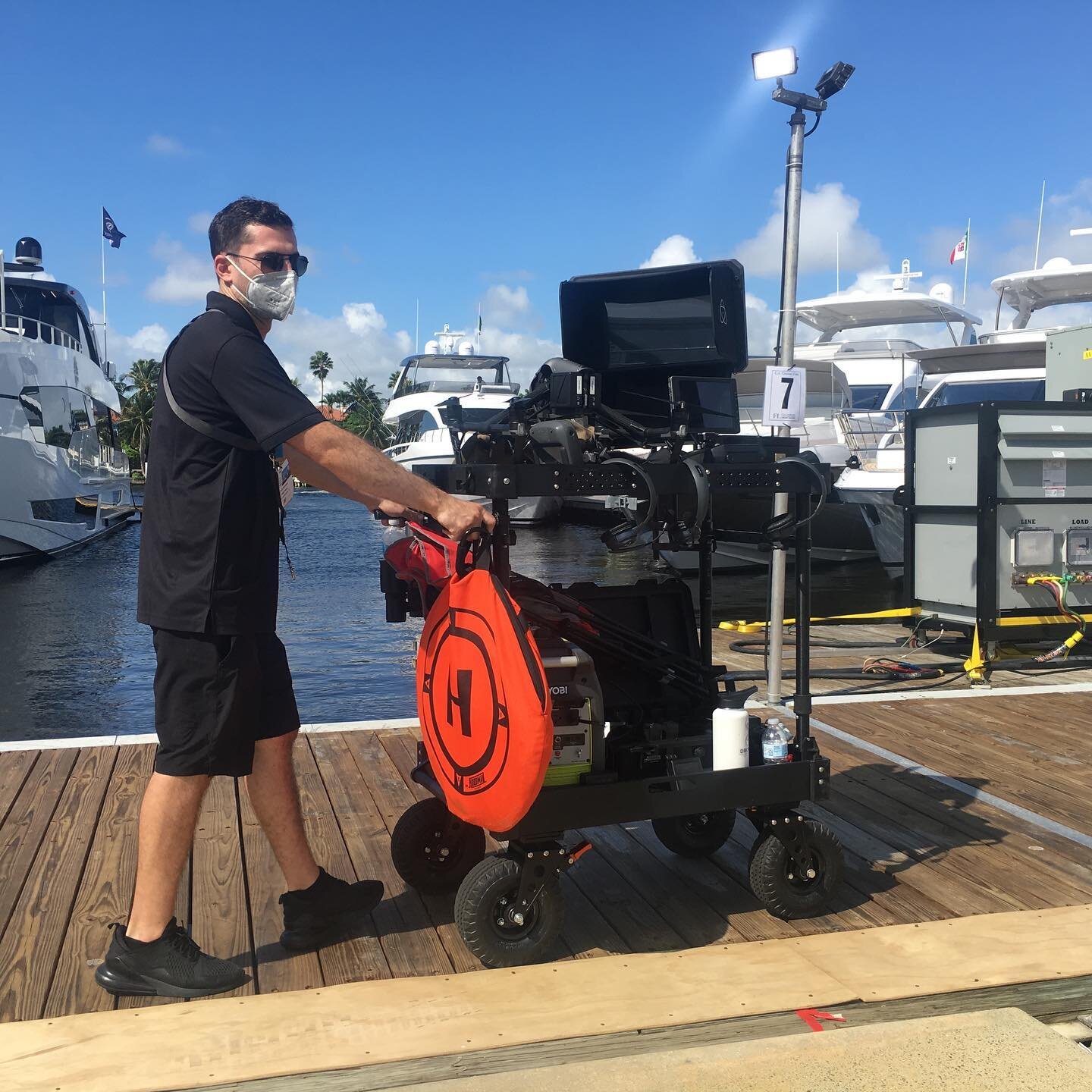 Just wrapped two days with @nbcsports on our third year covering the @flibsofficial Fort Lauderdale International Boat Show.  Check out the broadcast this Sunday at 4:30PM.