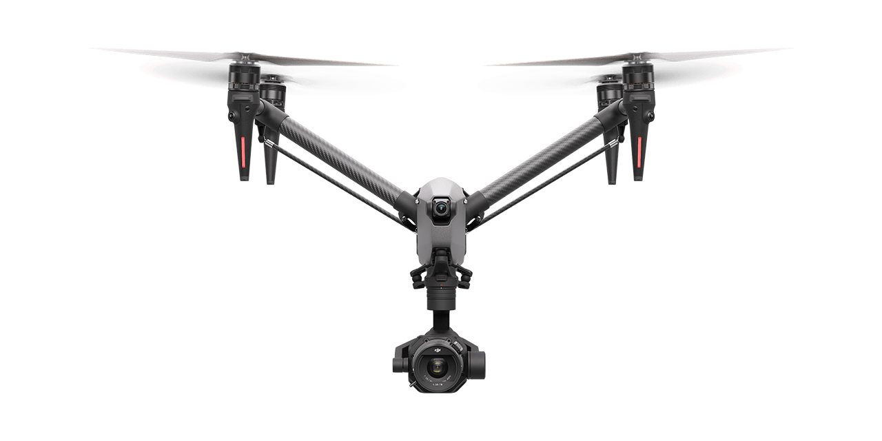 DJI Inspire 3 with X9 Air camera for dual-operator aerial cinematography