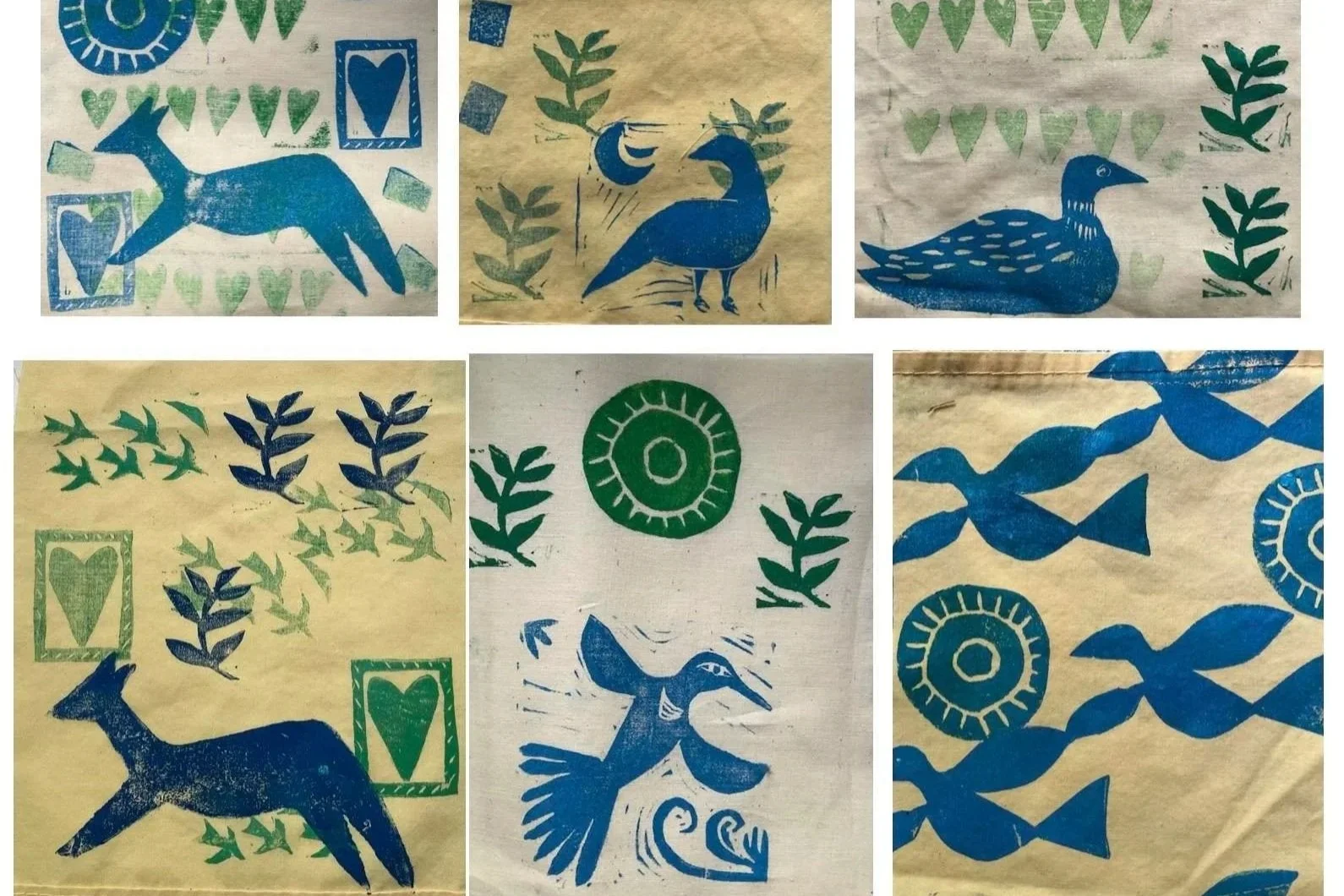 Printmaking on the farm