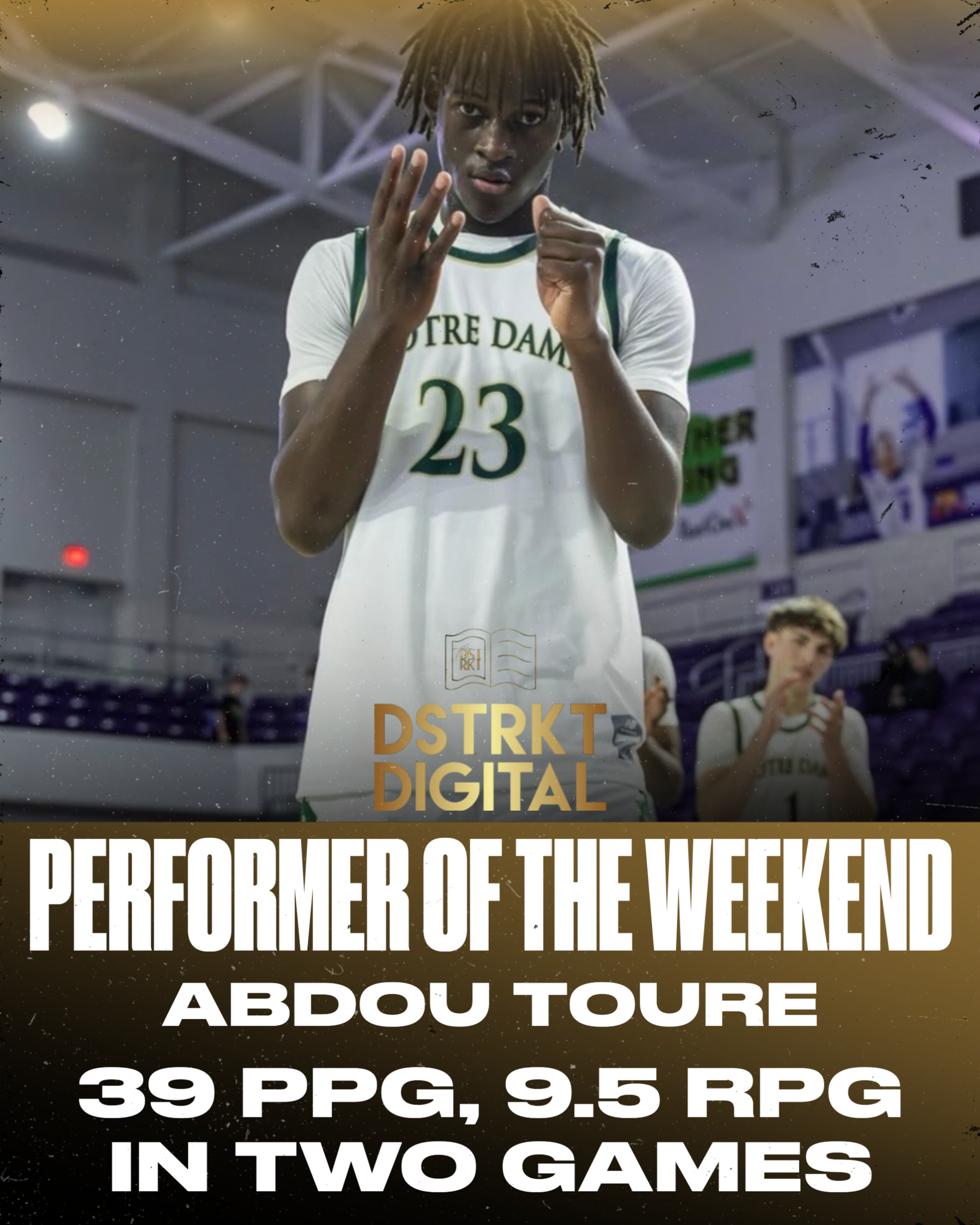 Performer of the Weekend: Abdou Touré