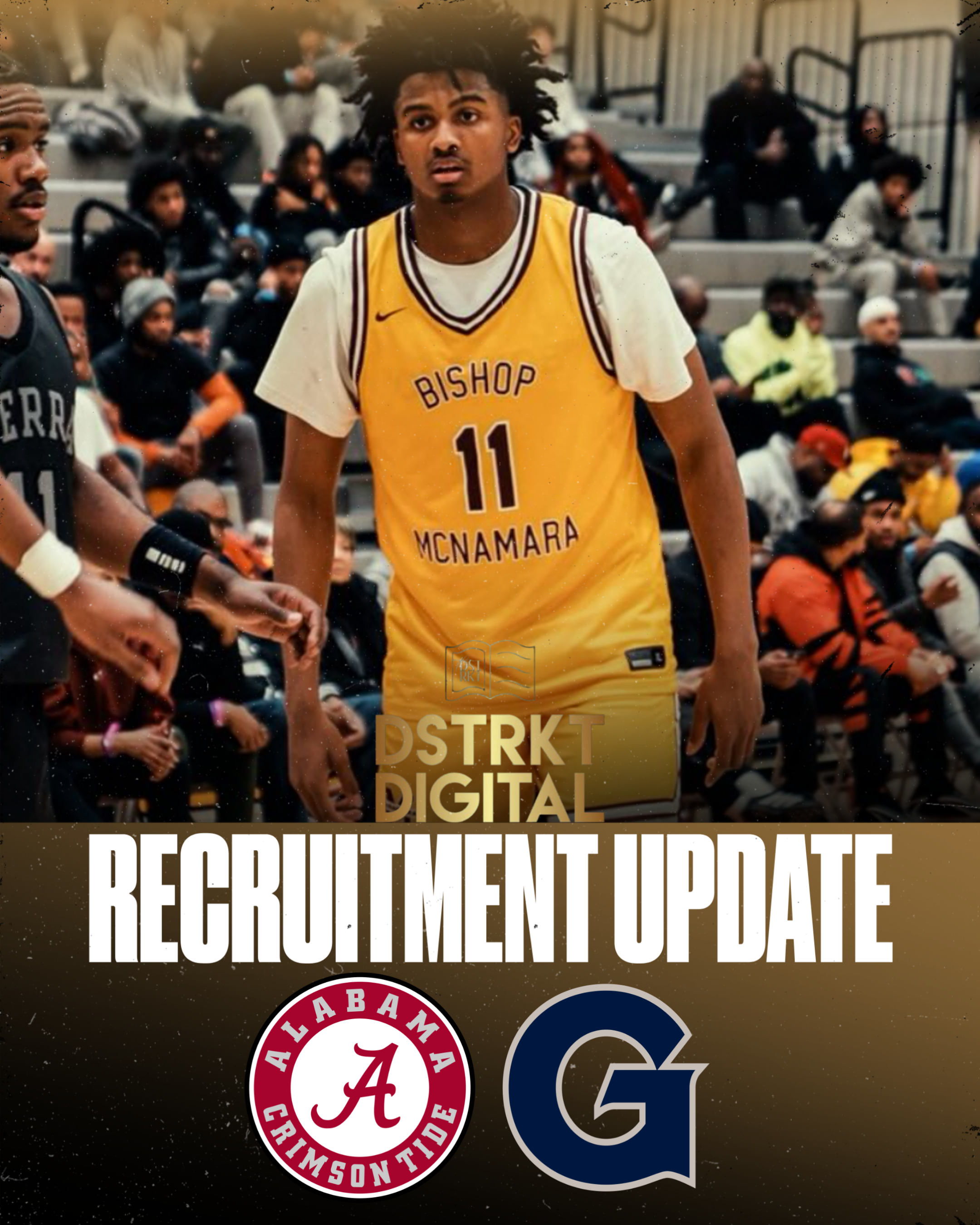 5-Star Qayden Samuels, A recruitment battle: Alabama vs. Georgetown is shaping up as the headliner