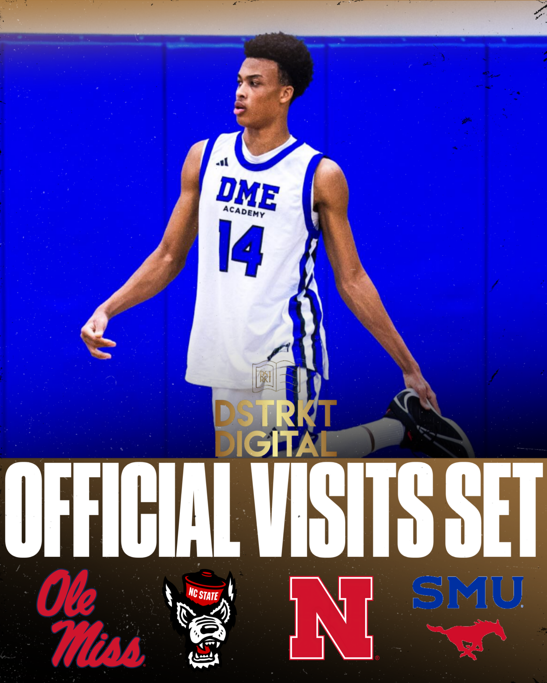 2027 Five-Star Ryan Hampton Sets Four Official Visits: Ole Miss, NC State, Nebraska, and SMU