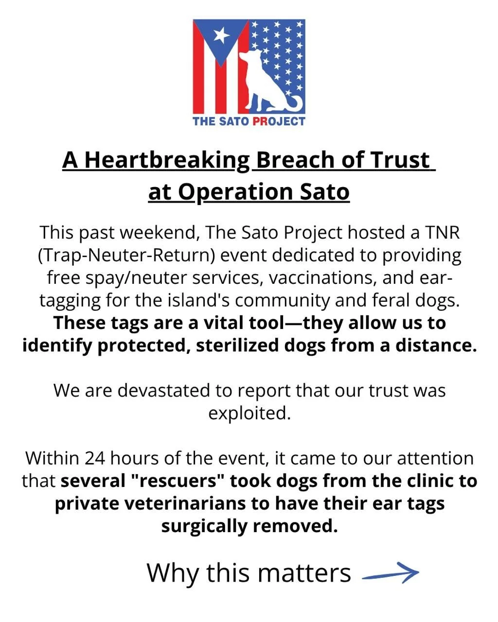 Please read the post in full.