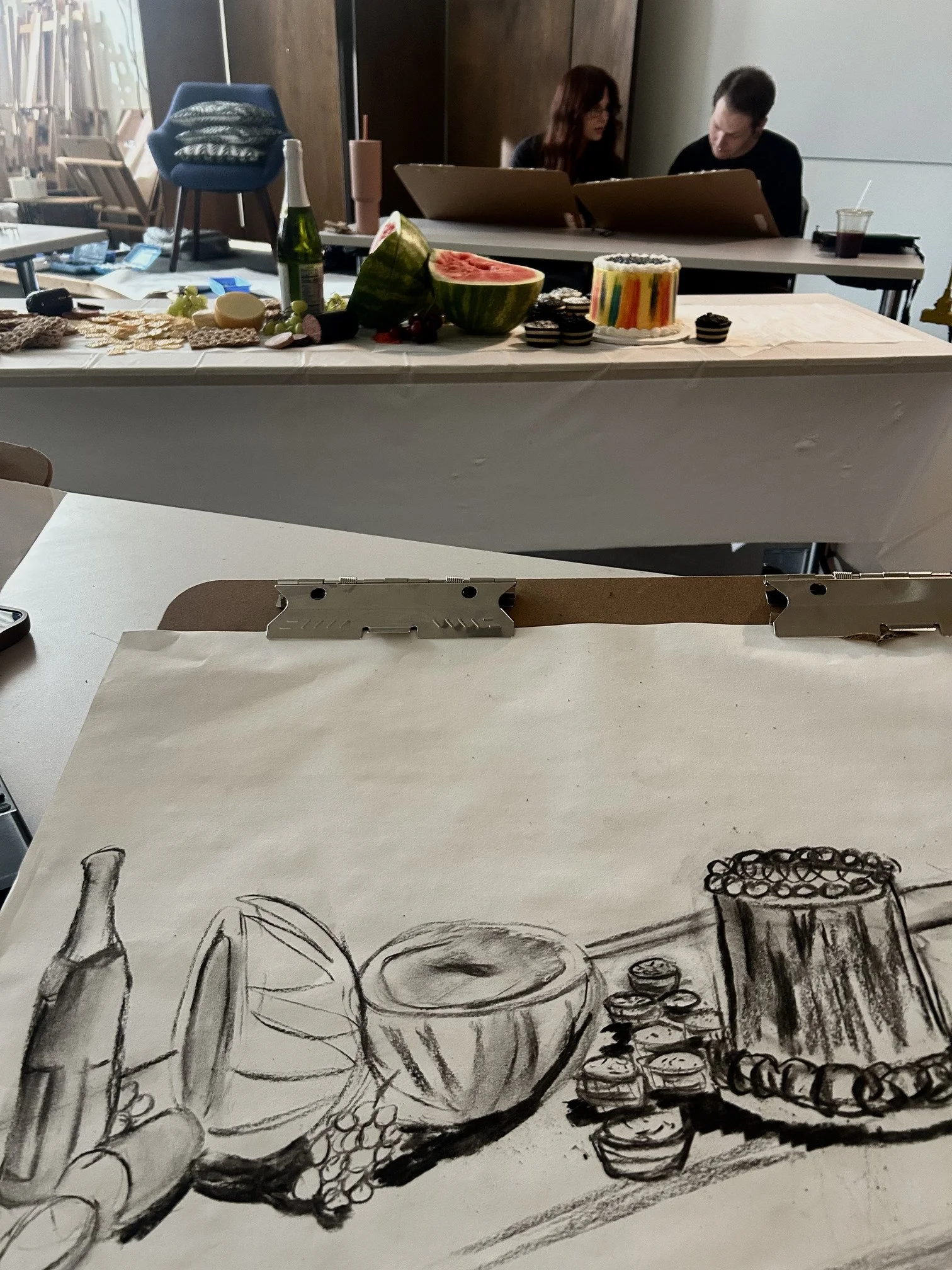 Still Life Drawing/Potluck