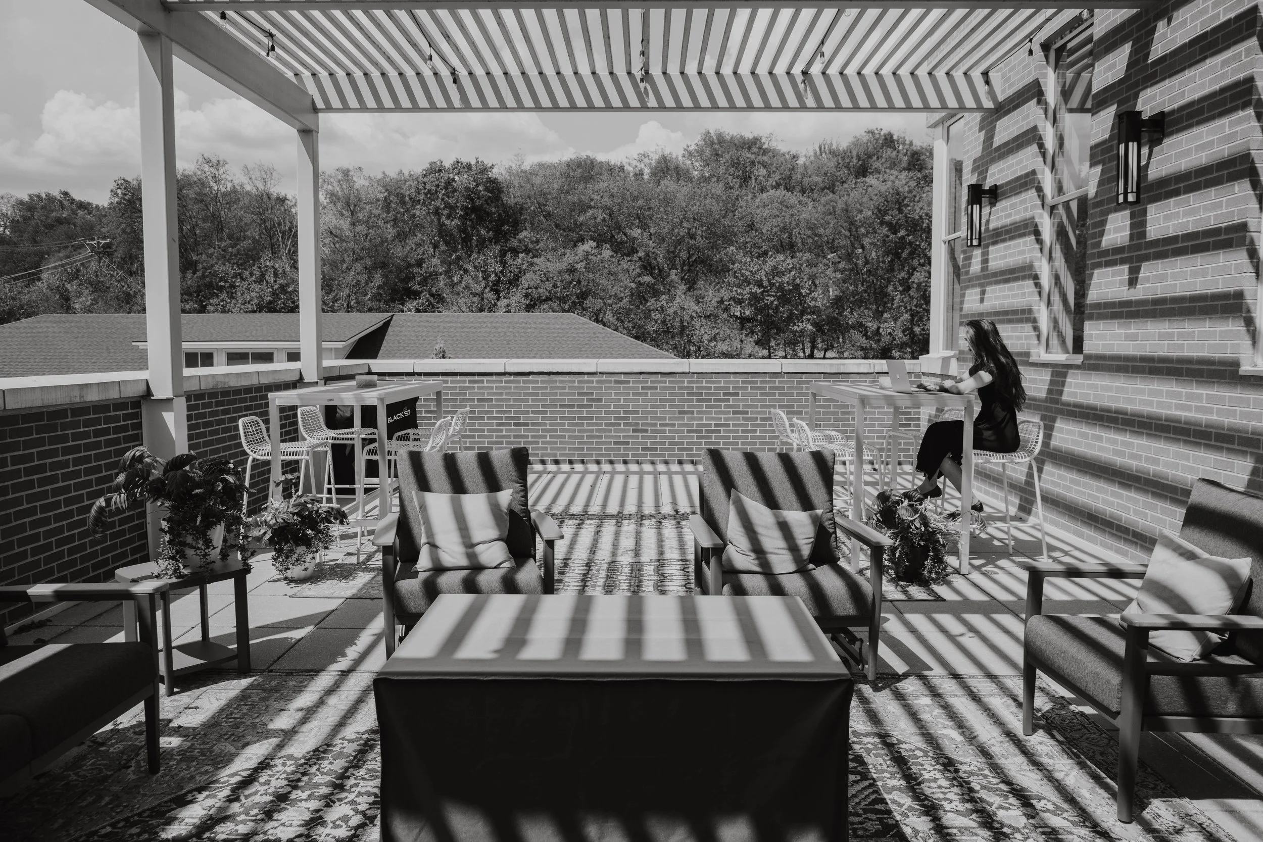 DONNA YOUNG ROOFSCAPE PATIO - our outdoor balcony is ideal for those times when you need a moment of tranquility and revitalization (second floor)