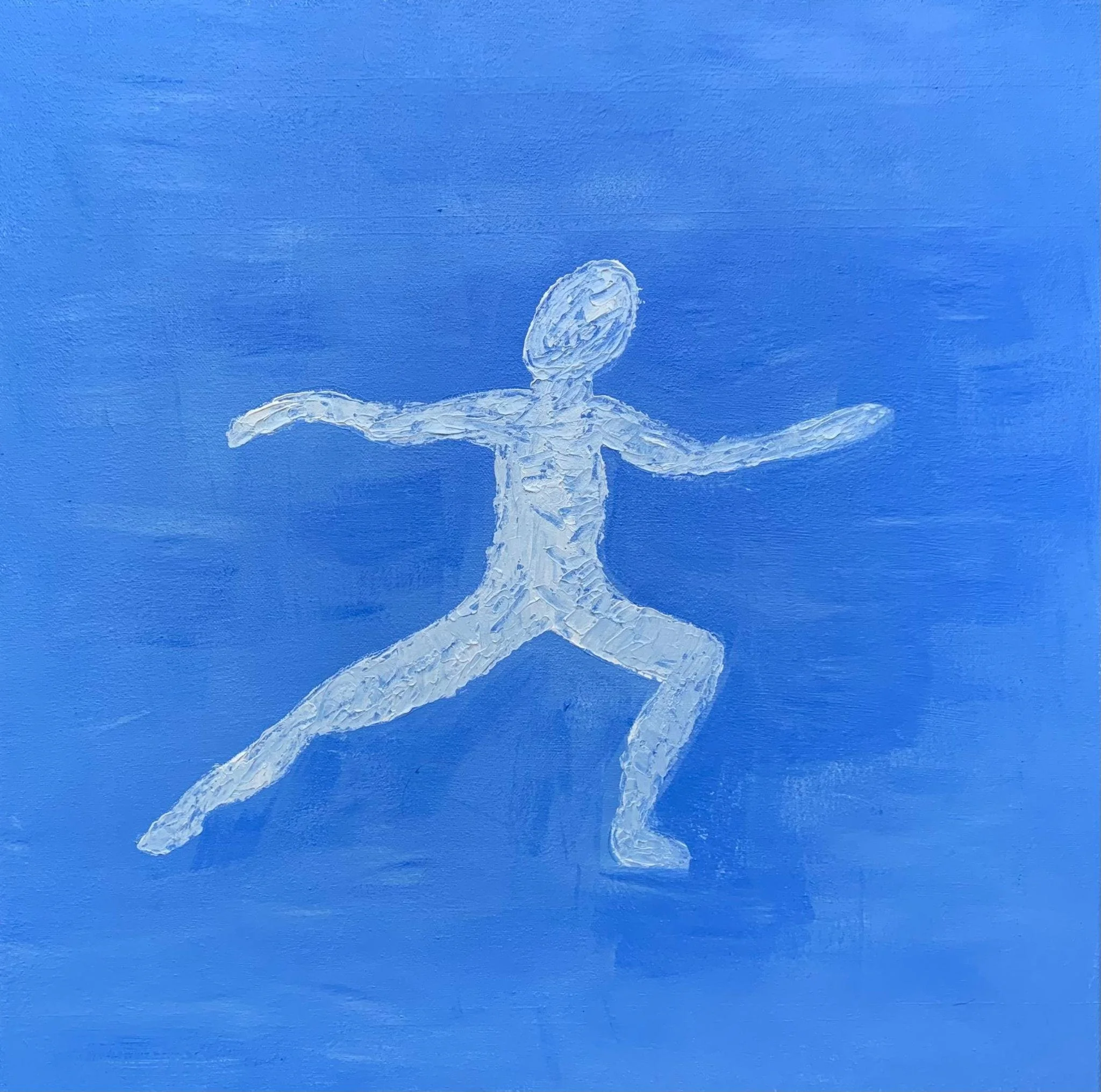 Figure Dancing, 20x20 inches, Acrylic on canvas, $80