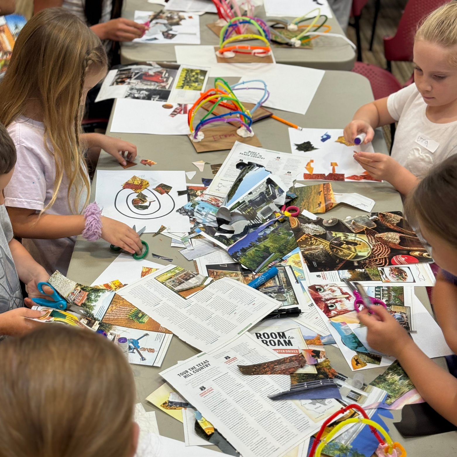Book a private paint party for children at Arts On Main
