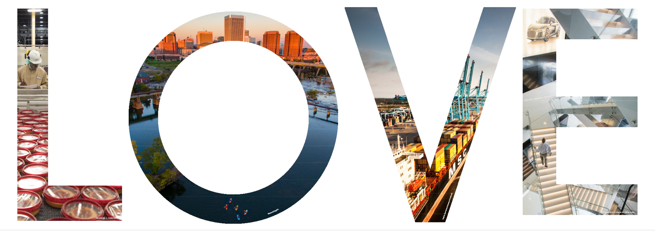 Custom Wrap for Virginia Tourism Corporation LOVE Sign