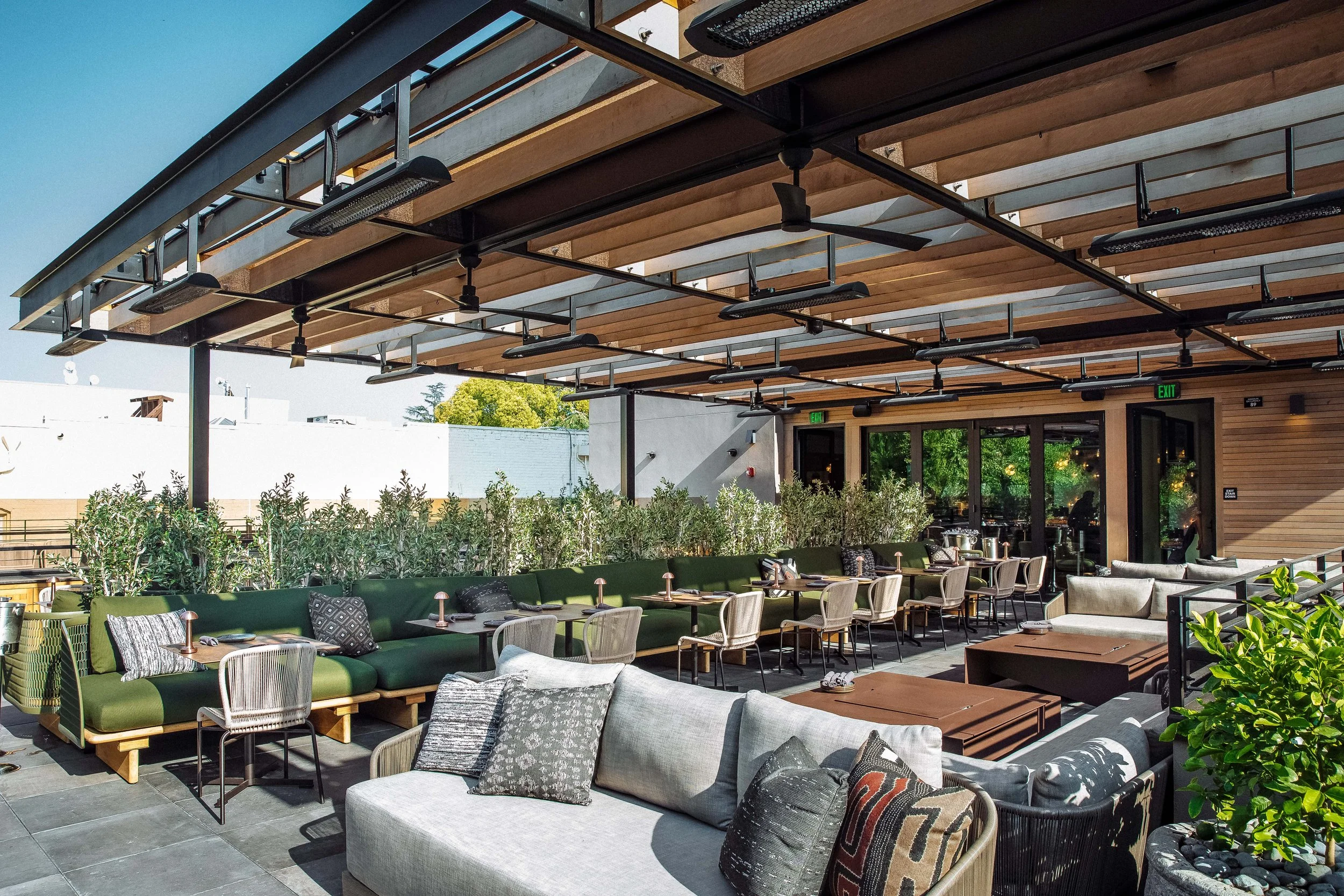 Rooftop Cocktail Lounge ROOF 106 At Matheson Healdsburg Rooftop cocktail lounge roof 106 at matheson healdsburg