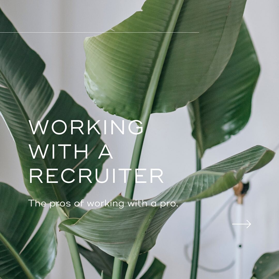 4 Benefits of Working with a Recruiter