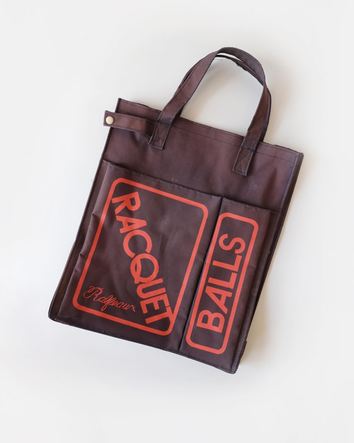 Vintage racquet ball bag new online and more coming this week.