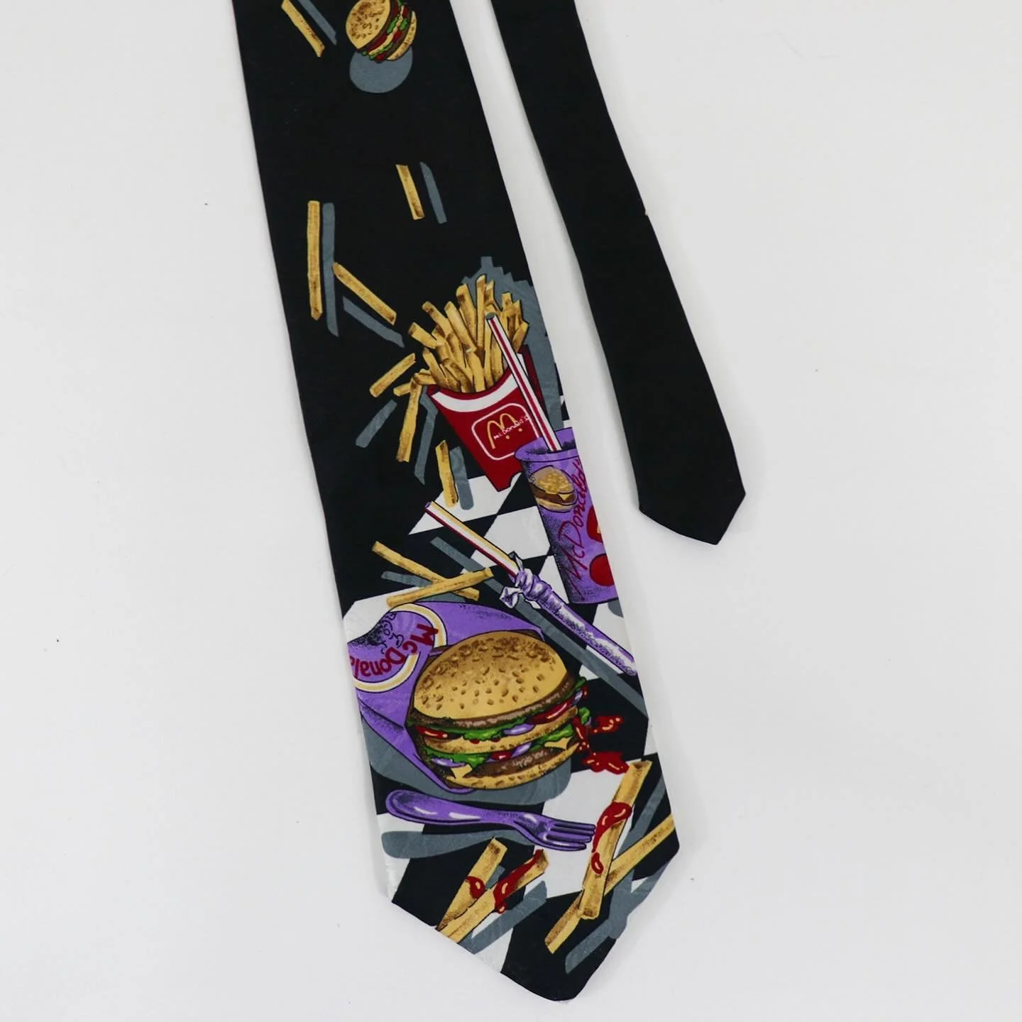 I&rsquo;ve got a good one today 🍔 1994 McDonald&rsquo;s collection burger and fry necktie 🍟