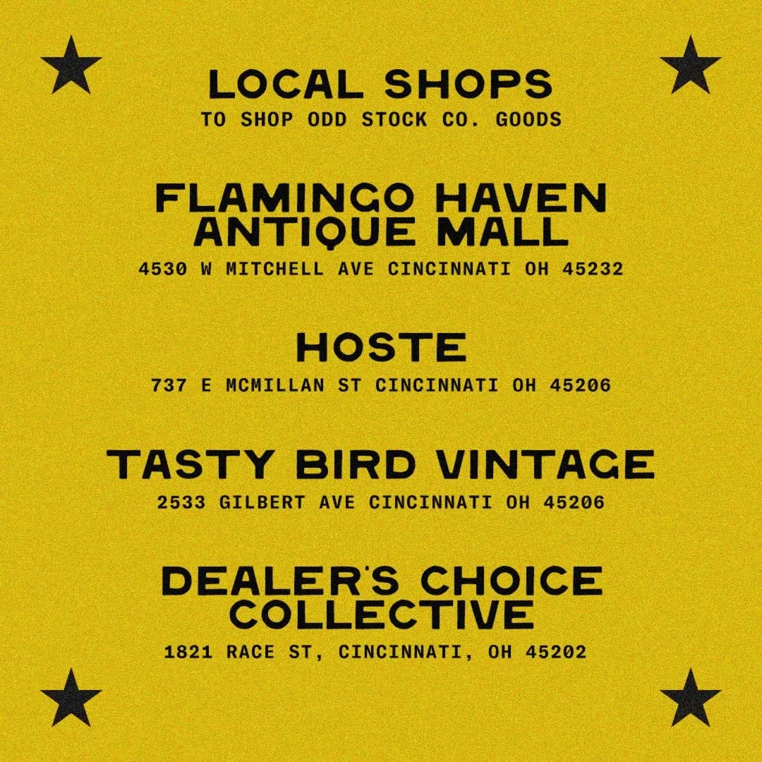 When one door closes, a few more open &hearts;︎

I&rsquo;m so excited to partner with some amazing local businesses where you can shop the Odd Stock Co. collection alongside other beautifully curated goods. Announcing two new locations @tastybirdvint