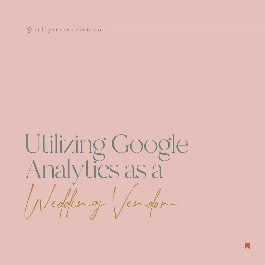 If you haven&rsquo;t already, I highly recommend setting up Google Analytics or GA4!

This will provide you with so many great insights and information about how potential couples interact with your site and find you online! 

Here are some of the ba