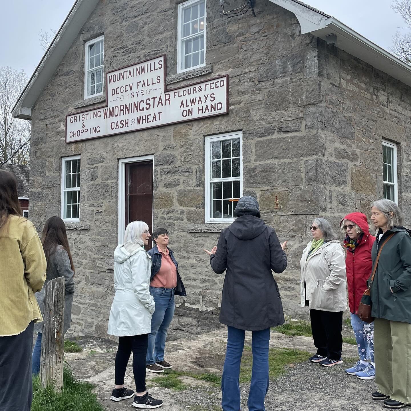 We had a great visit with our friends up the road at @morningstar.mill last week!

Carla, Hank, Terry and the rest were excellent hosts as they toured us through the restored (and operational!) 1872 mill and the home on the property. Our staff and vo