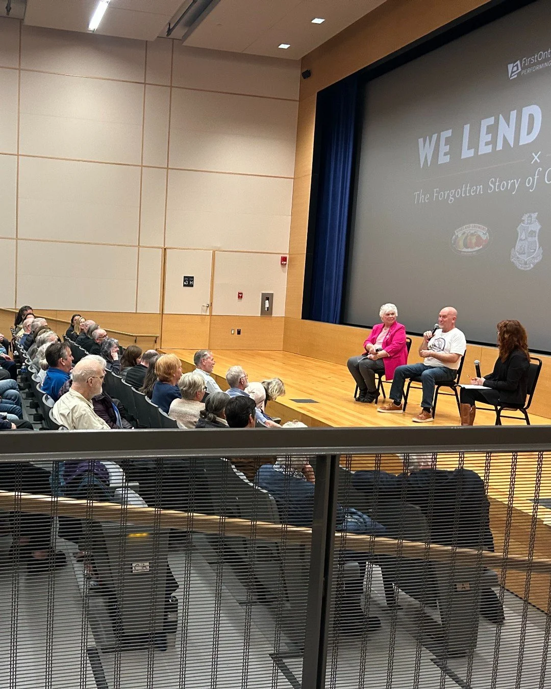 An incredible experience at last night's SOLD OUT screening of "We Lend A Hand"📽️🍿 
The atmosphere, community, and celebrity appearances from people in the documentary made for a truly magical night at the FirstOntario Performing Arts Ce