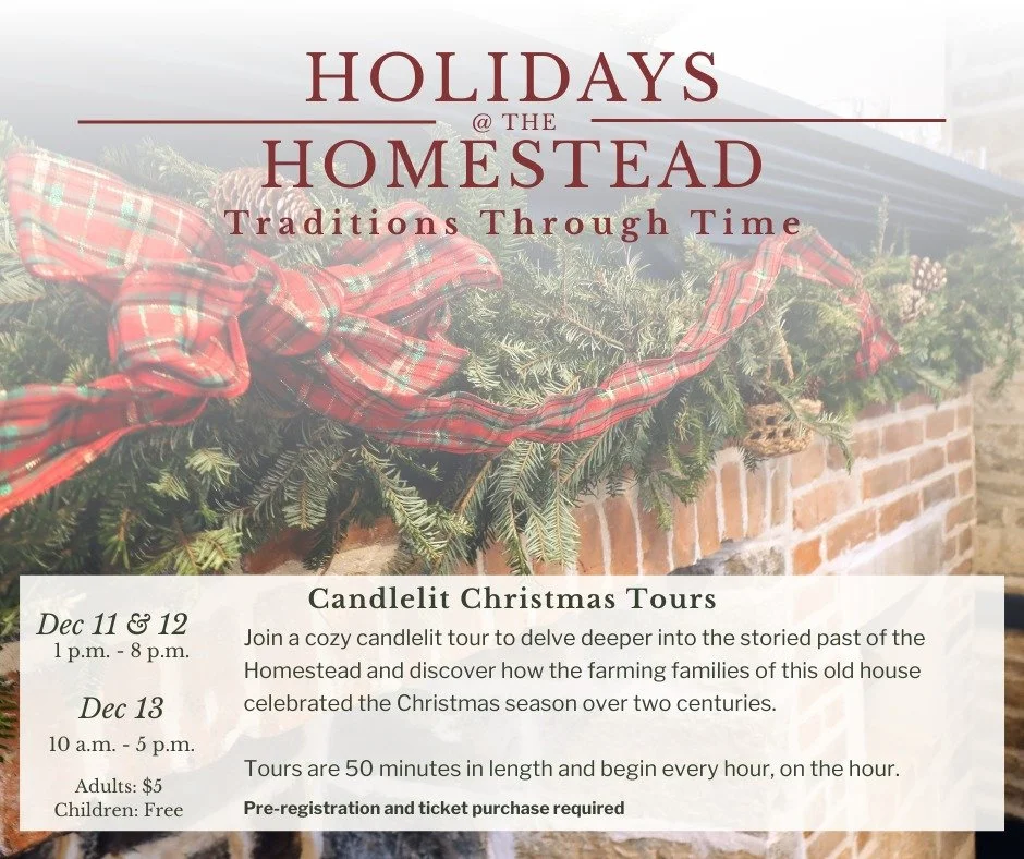 ❄️Start a new family tradition this year by celebrating Holidays @ The Homestead🎄

Tickets are selling out fast, book yours today though the link in our bio!

#HolidayFun #StCatharinesActivities #ChristmasTours #LoveSTC