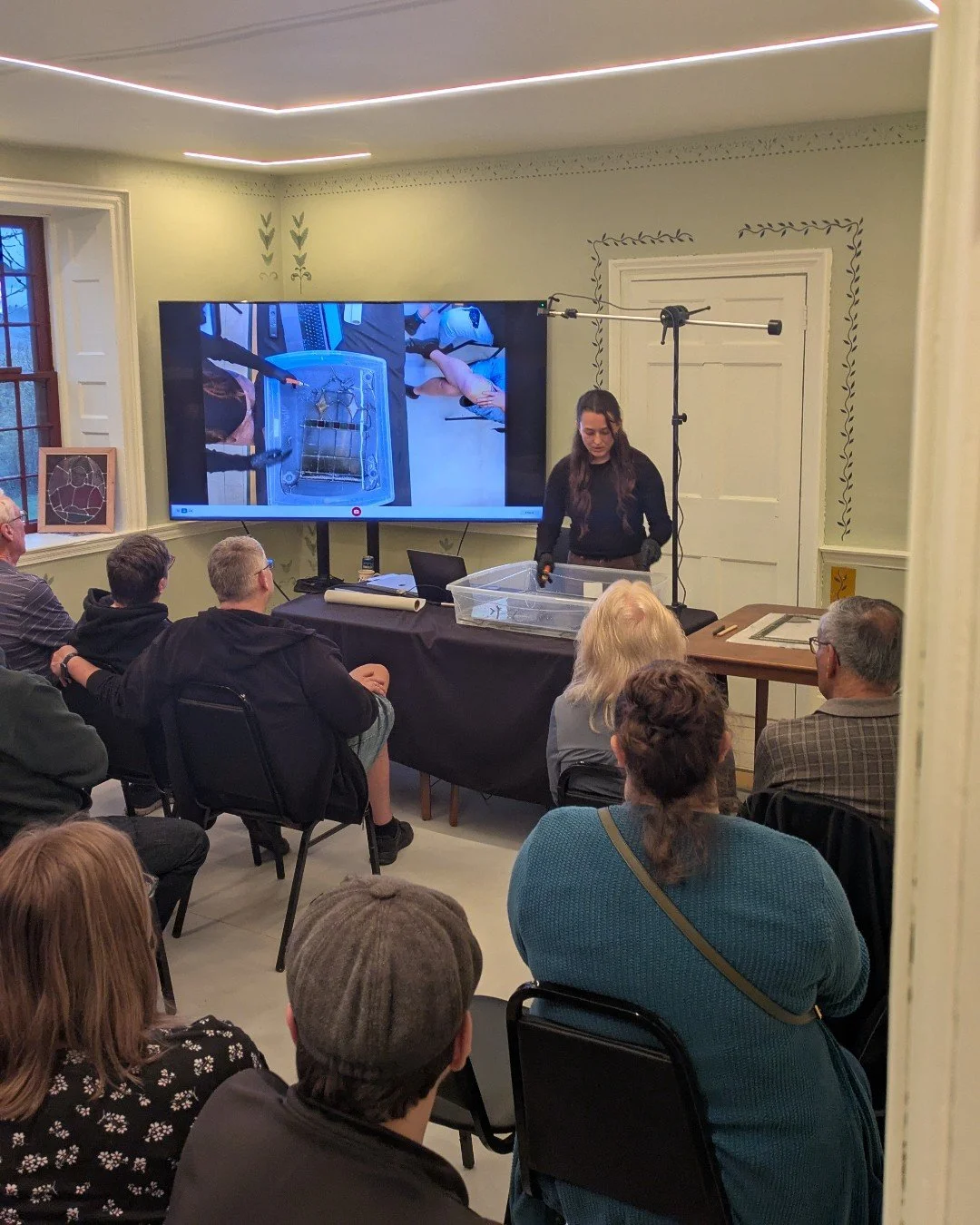 Thanks to all who joined us for this illuminating evening!🪟

We hope everyone enjoyed this window into "Stained Glass in Practice: Craft, Conservation, and Adaptive Reuse" with architectural stained glass artist Mackenzie Campbell.
@Campbe