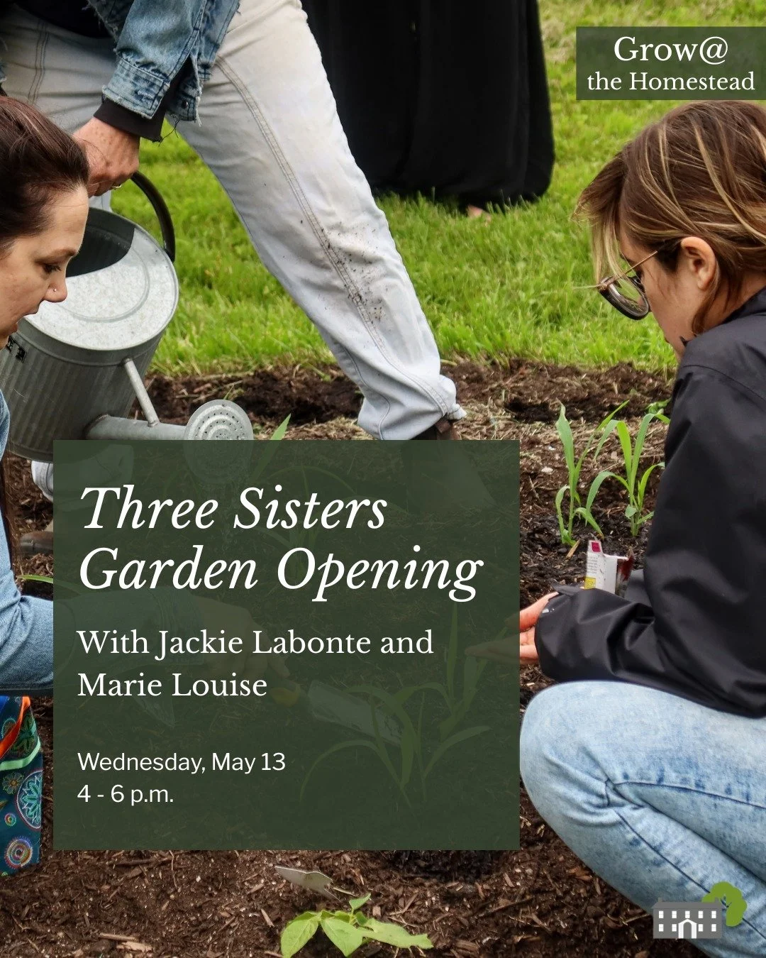 🌱Open our Three Sisters Garden together!

Join Indigenous Knowledge Keepers in an informal and reflective evening open to all, as we open our Three Sisters Garden for the growing season. 

Led by Jackie Labonte and Marie Louise on Wednesday, May 13 