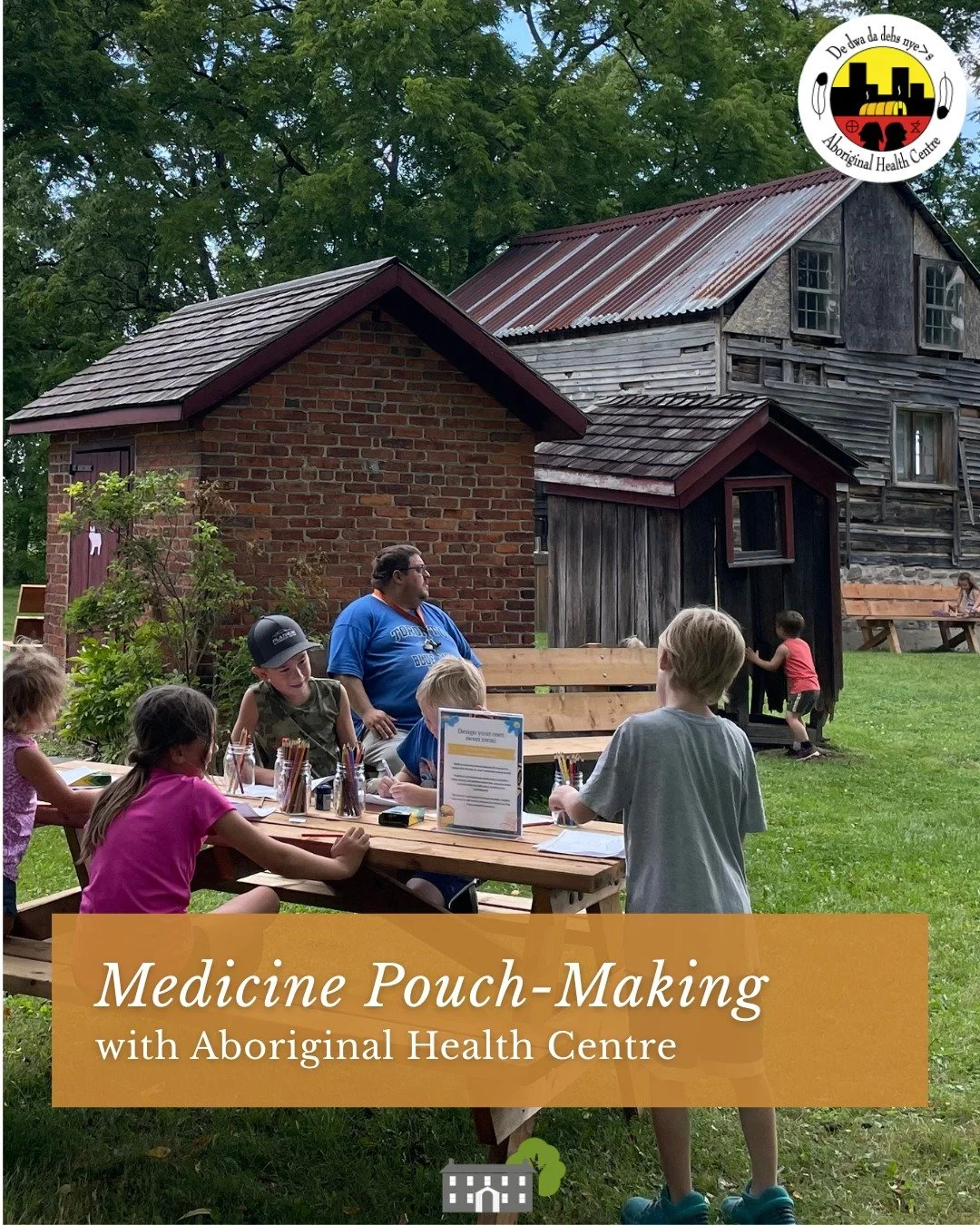 🙌Discover, connect and create with Medicine Pouch-Making with @AboriginalHealthCentre at Doors Open St. Catharines!

Saturday, June 13 from 10 a.m. - 4 p.m.
The Brown Homestead, 1317 Pelham Rd.
Visit our website for more info!