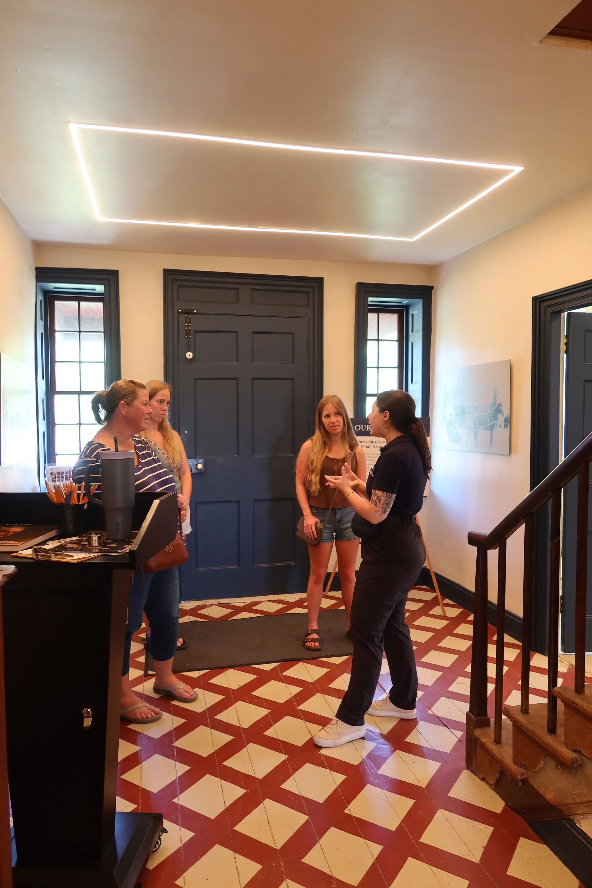 Main Hallway (Lower Level, John Brown House)
