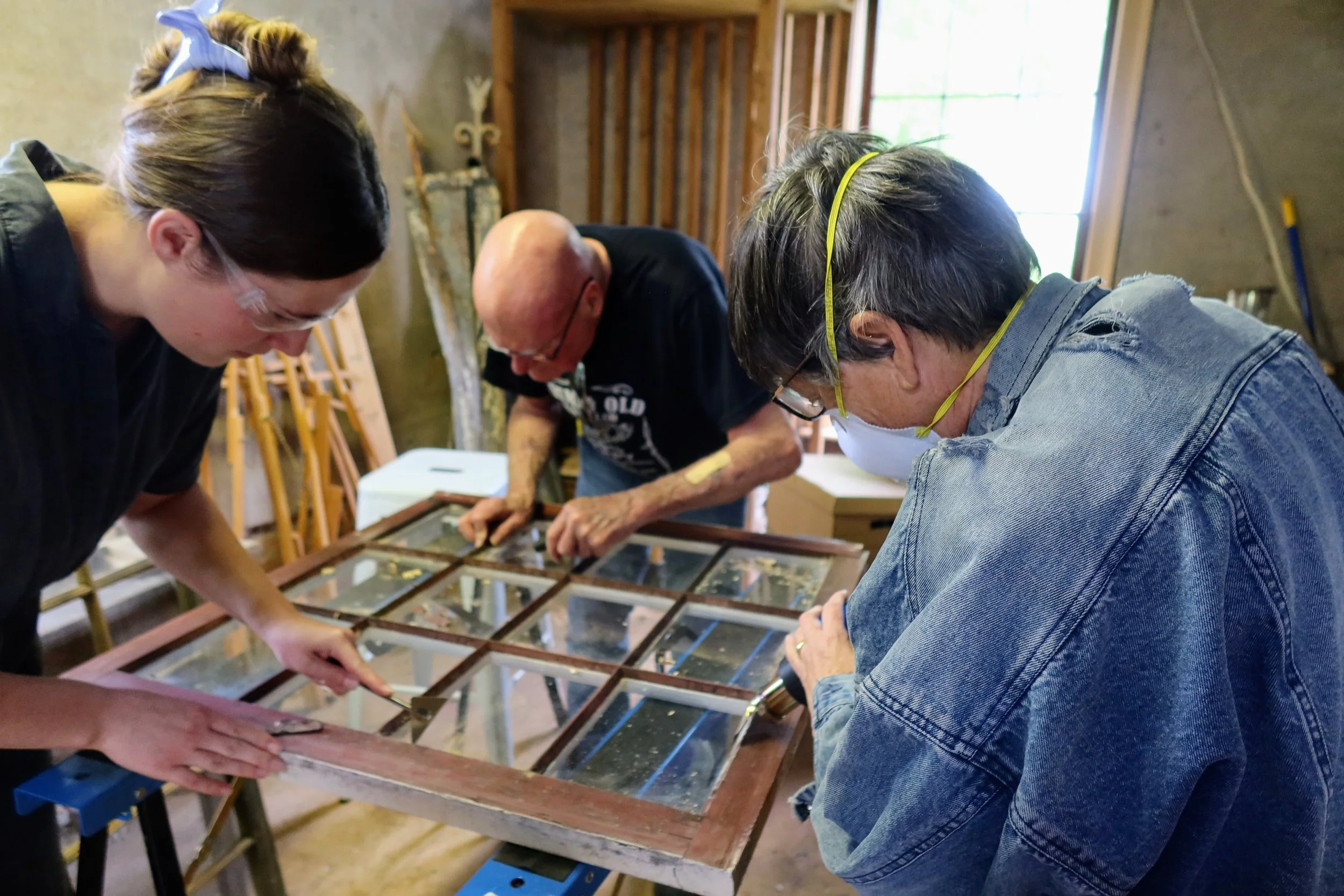 volunteers window maintenance.JPG