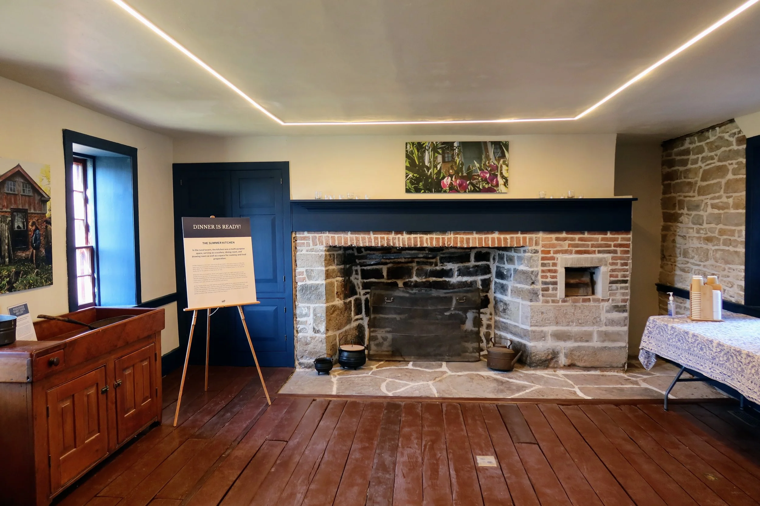 Summer Kitchen (Lower Level, John Brown House)