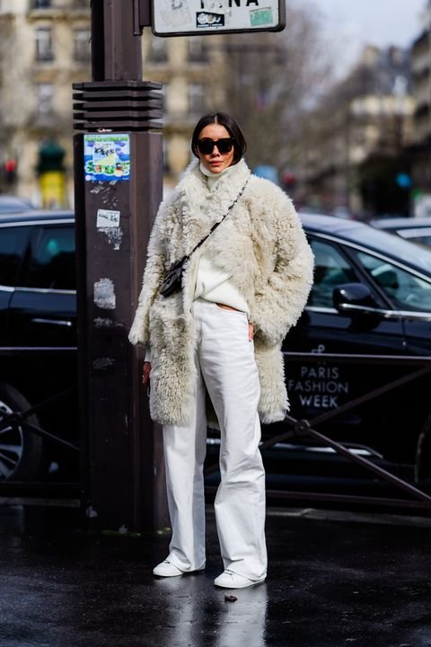 Bye le total-look noir, je met du blanc de la tête aux pieds 