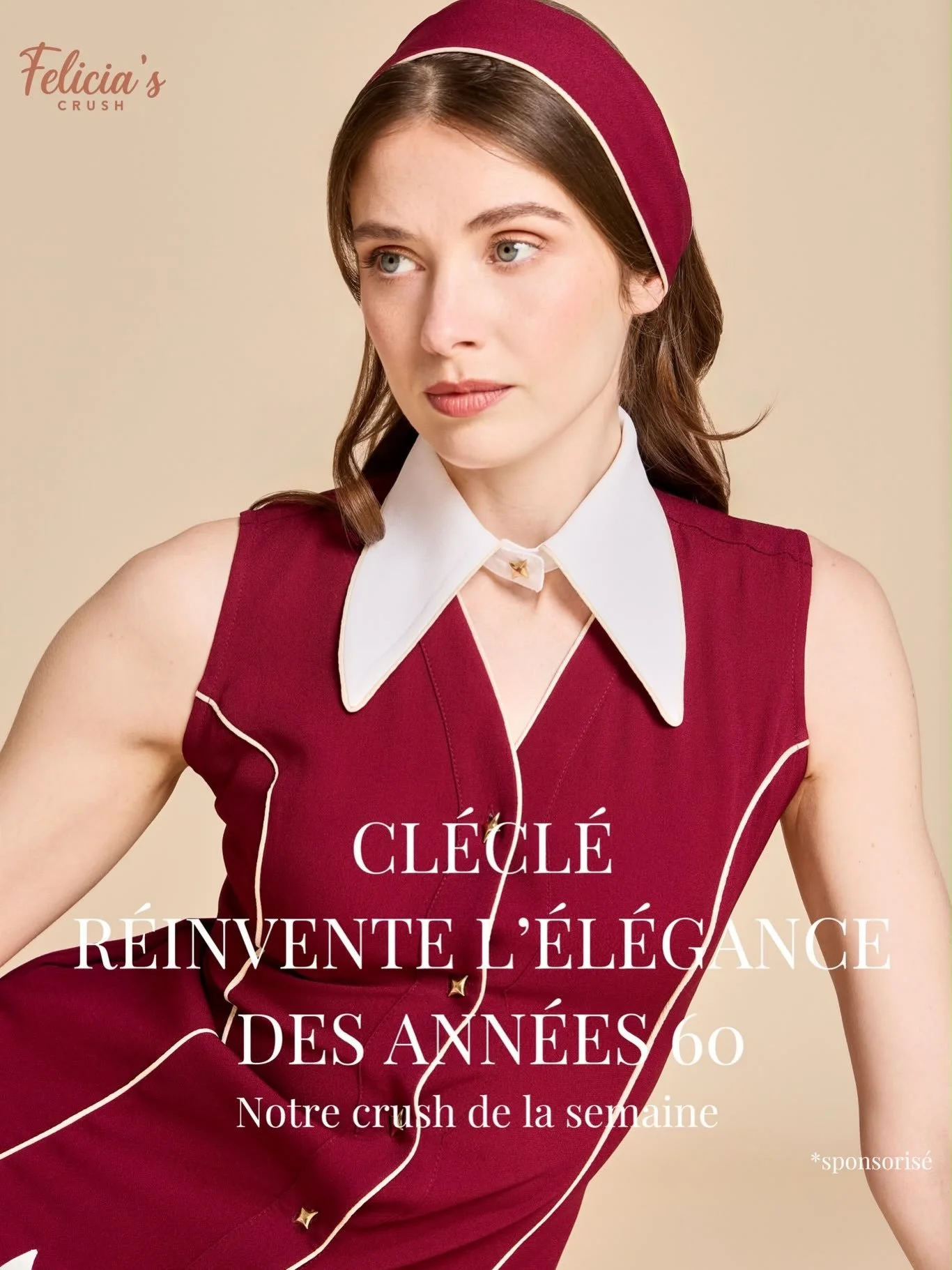 NOTRE CRUSH DE LA SEMAINE : La robe &laquo;&nbsp;Marcetta&nbsp;&raquo; de @clecleofficial 🫶🏻

Avec son col structur&eacute; inspir&eacute; du tailoring, ses boutons-paillettes r&eacute;alis&eacute;s sur mesure en France et ses passepoils dor&eacute