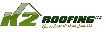H2 Roofing Ltd. logo with stylized green house and roof, featuring the company name and tagline 'Your Installation Experts' in yellow.