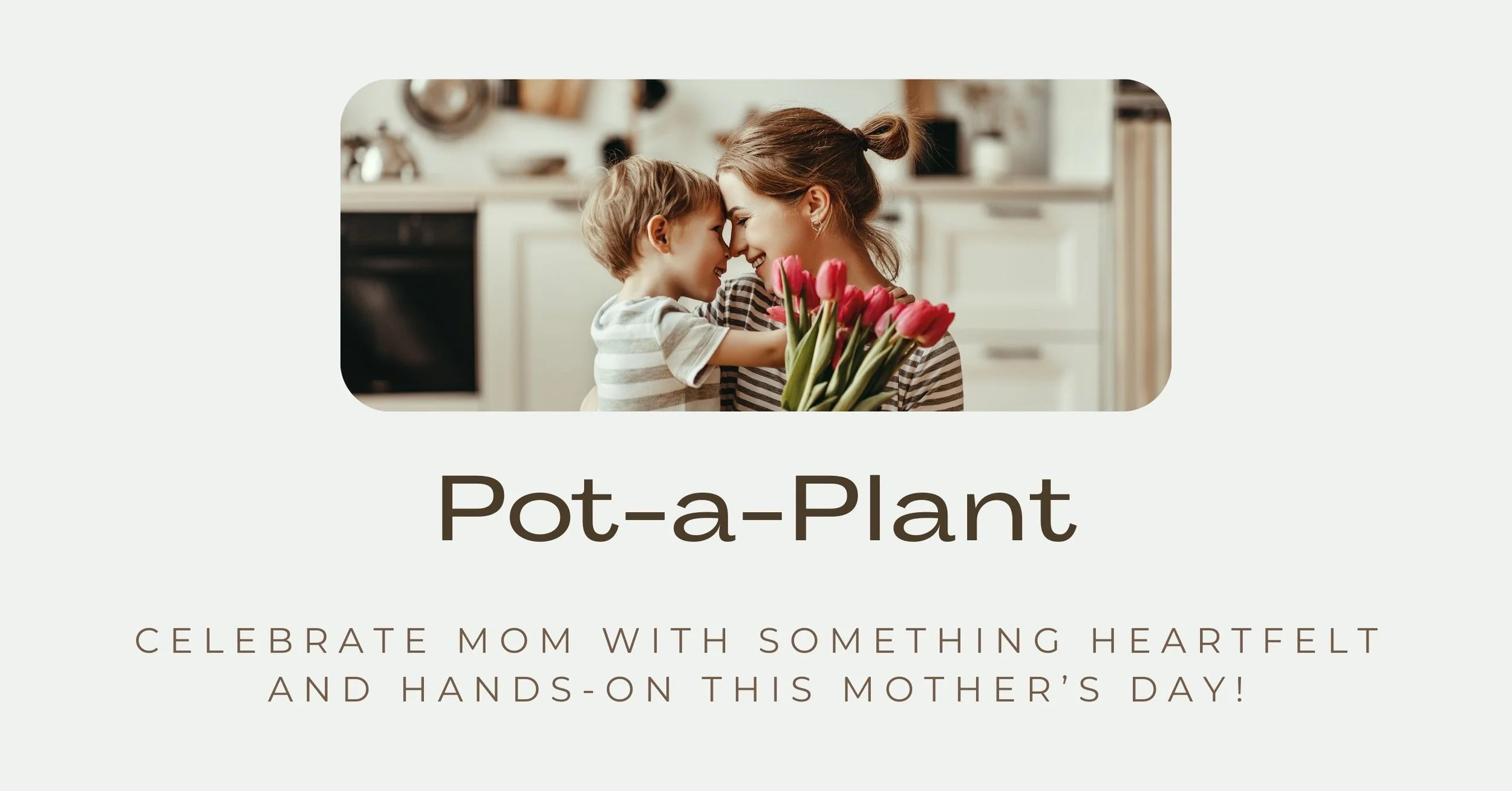 Pot-a-Plant for Mother's Day at Cold Creek Nurseries for healthier better shaped plants