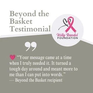 At the Kelly Randel Foundation, our mission goes beyond delivering a Basket for Breasties. Sometimes support looks like groceries, meals, gas, or simply helping ease one small burden during treatment.