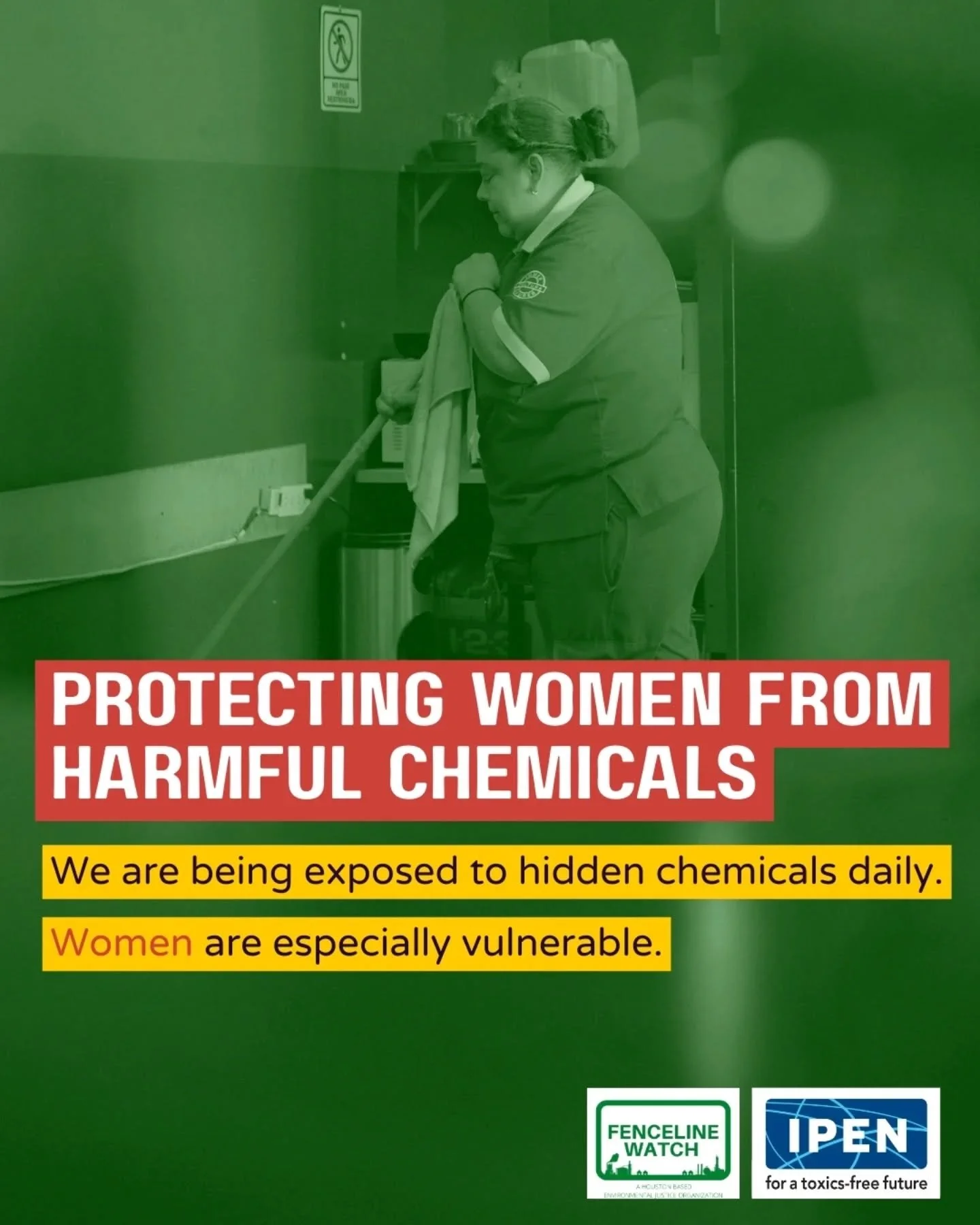 Toxic chemicals are all around us. This International Women's Month, Fenceline Watch recognizes the unique challenges women face in chemical exposure. Policies and regulations must be strengthened to achieve true #EnvironmentalJustice. @ipen_toxicsfr