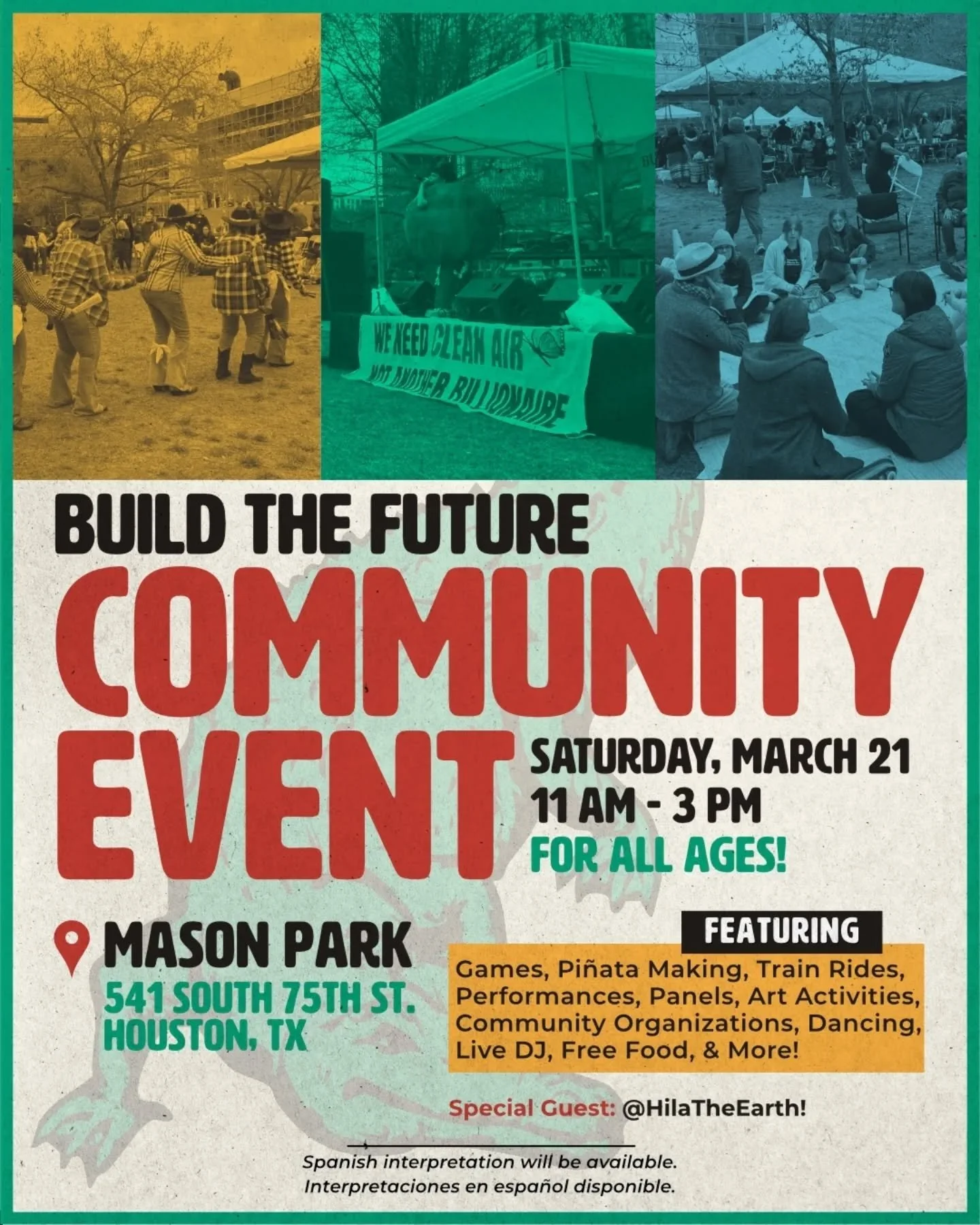Join us this Saturday at Mason Park as we kick off #ConfrontingCERAWeek with a community event! You&rsquo;ll learn more about how CERAweek and the World Petrochemical Conference are fueling the climate crisis through the oil, gas, and petrochemical s