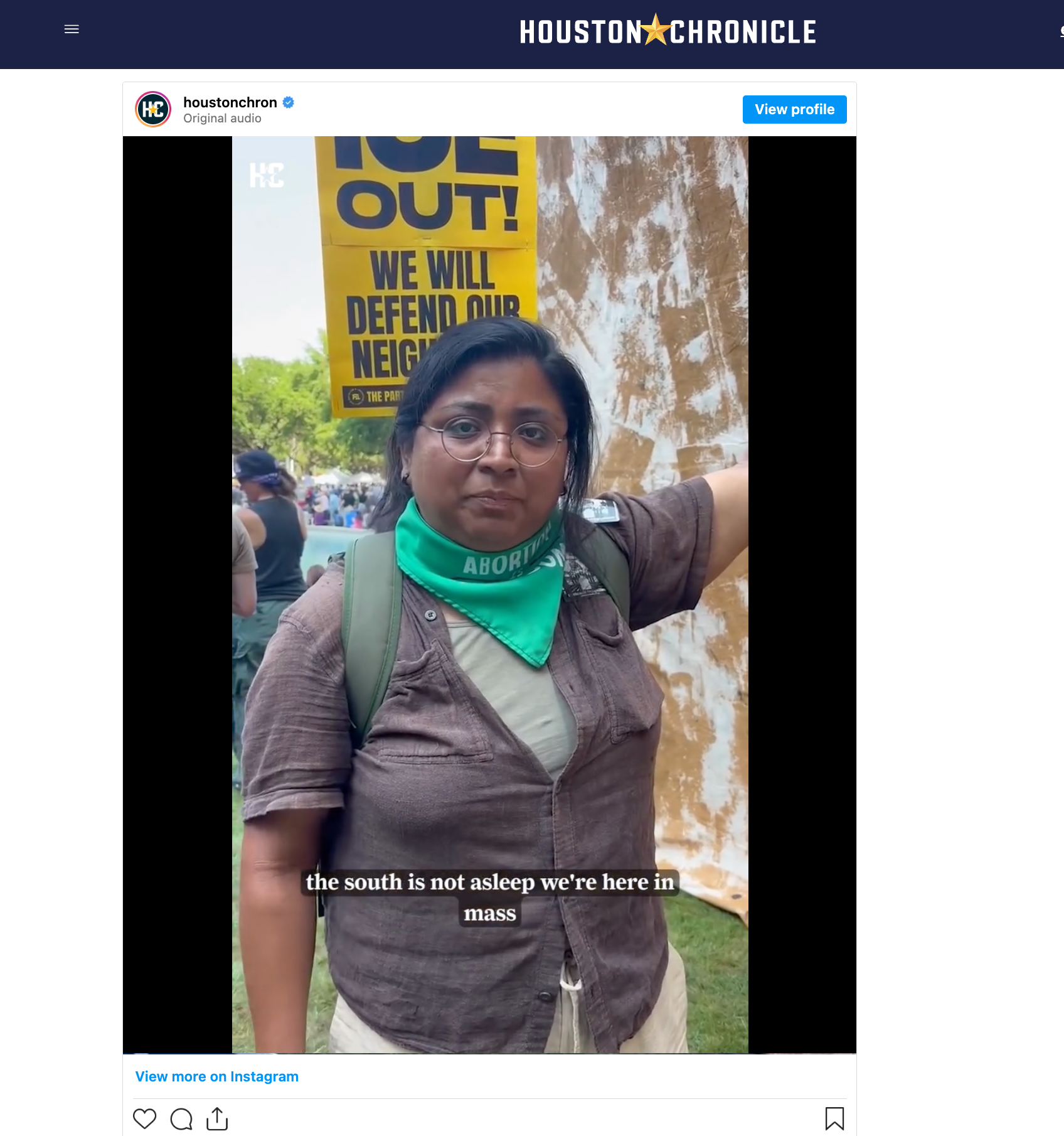 Demonstrators turn out by the thousands for No Kings rally against Trump administration in downtown Houston