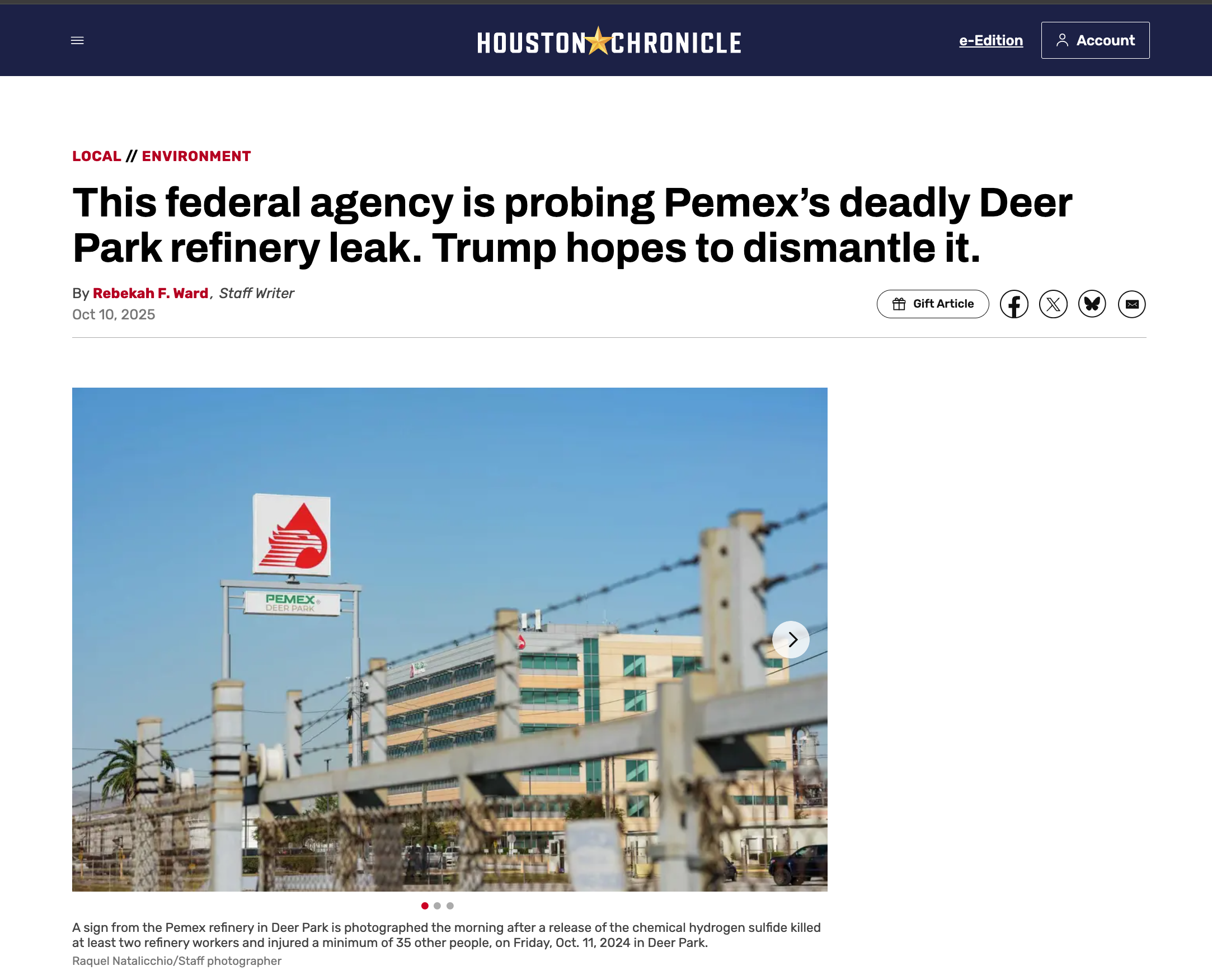 This federal agency is probing Pemex’s deadly Deer Park refinery leak. Trump hopes to dismantle it.