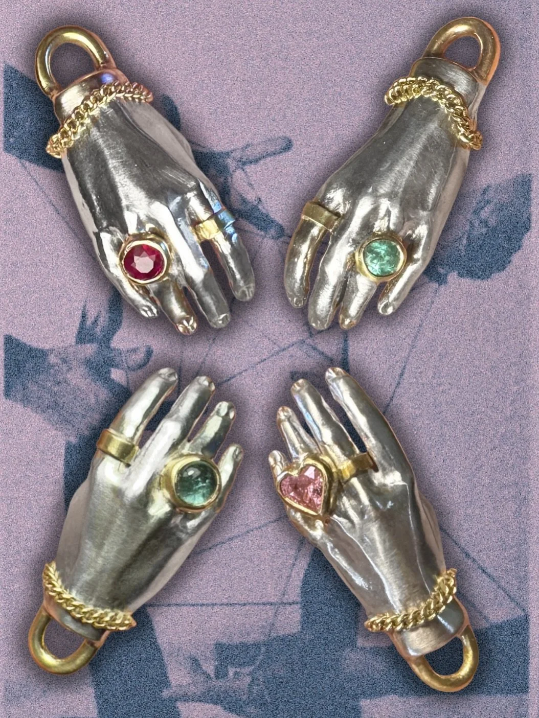 At long last! I think I&rsquo;ve made maybe 50 of these if not more but I had yet to add them to my site, until now!! Available on my site the charm attachment hand variants are now live 🙌🏽
I am still happy to take any orders by custom request but 