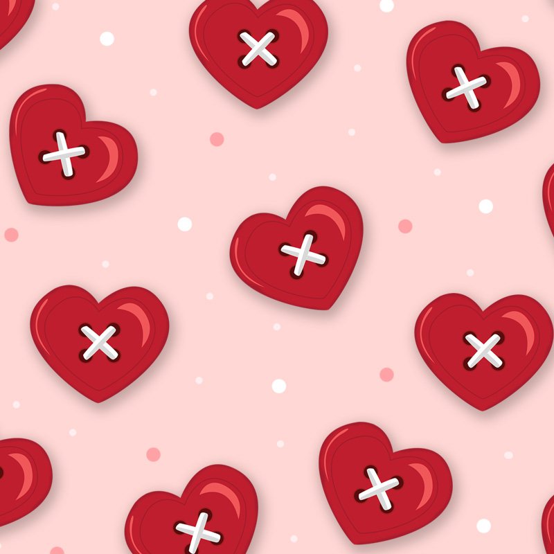 Sweetheart Button - Wallpaper Set