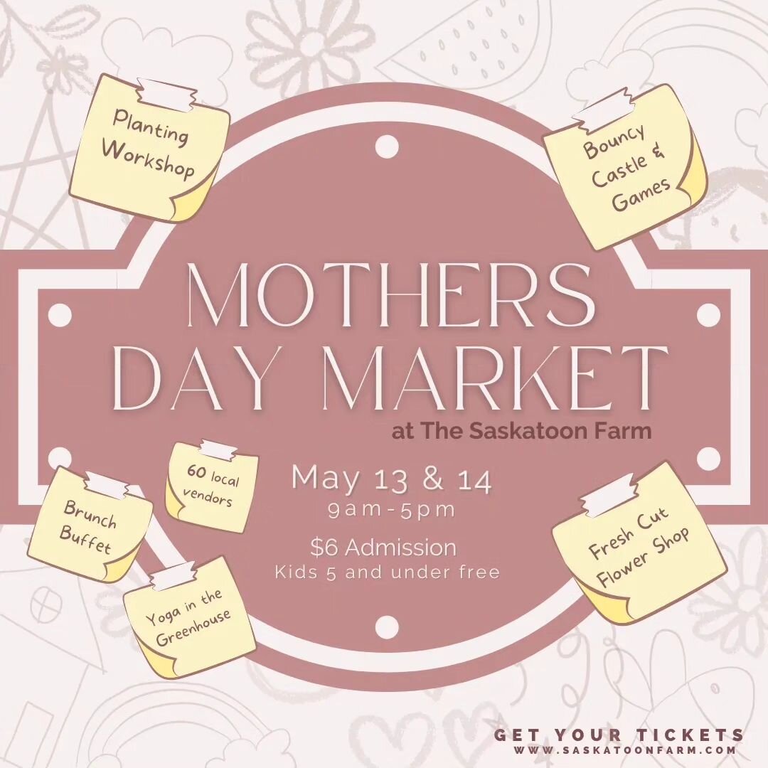 This weekend come find us at The Saskatoon Farm Mother&rsquo;s Day Market ! 9am -5pm use discount code :SPACEPANTRY online for discounted tickets 

The weather is going to be beautiful so come by and say Hi

#sweettooth #airdrie #airdriebusiness #yyc