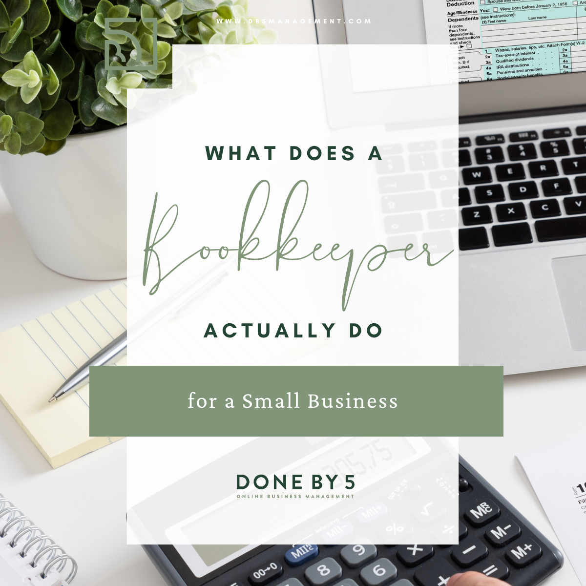 What Does a Bookkeeper Actually Do for a Small Business?