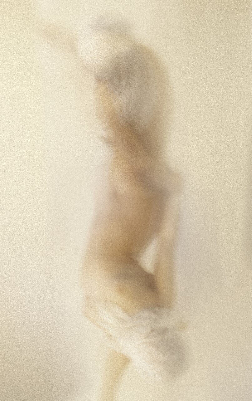 Self-Portrait, Digital Photography, 20 × 32 in, Watercolor Paper, 2020, Private Collection